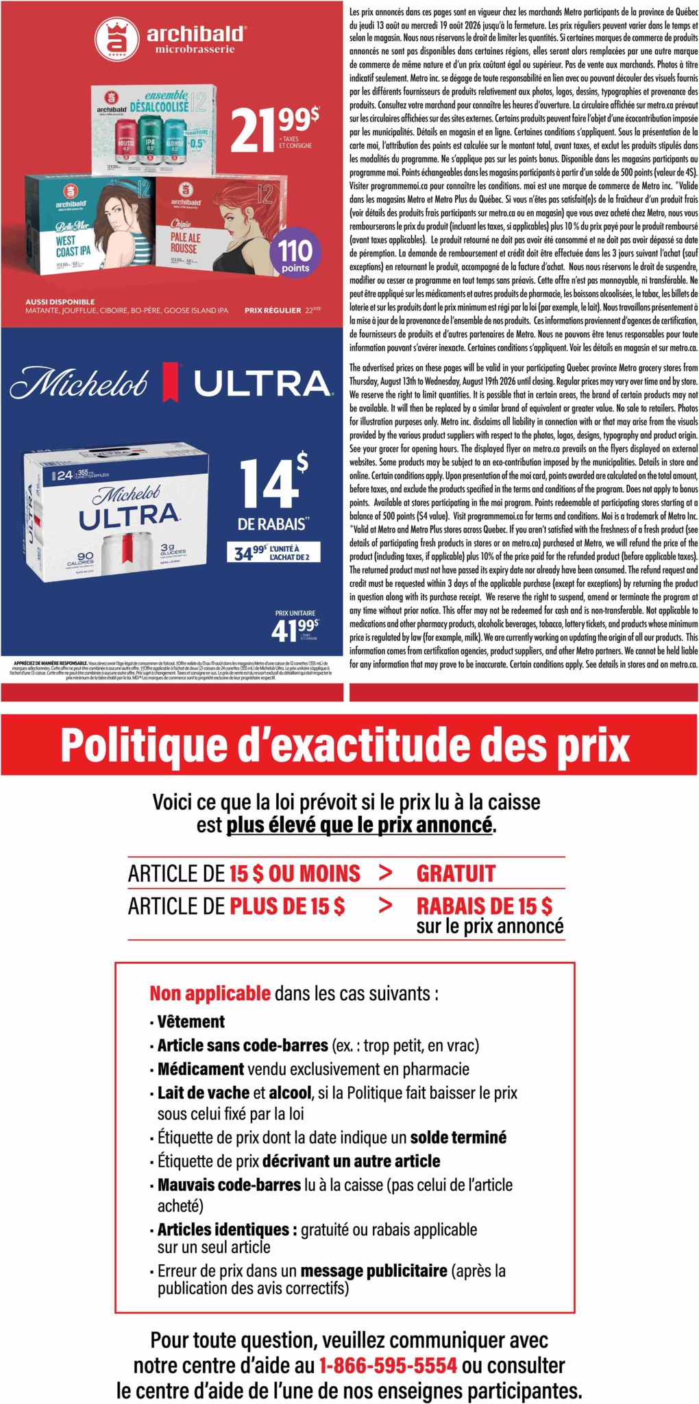 metro - New Metro - Quebec Flyer for This Week – 2026-08-13 to 2026-08-19 - page: 26