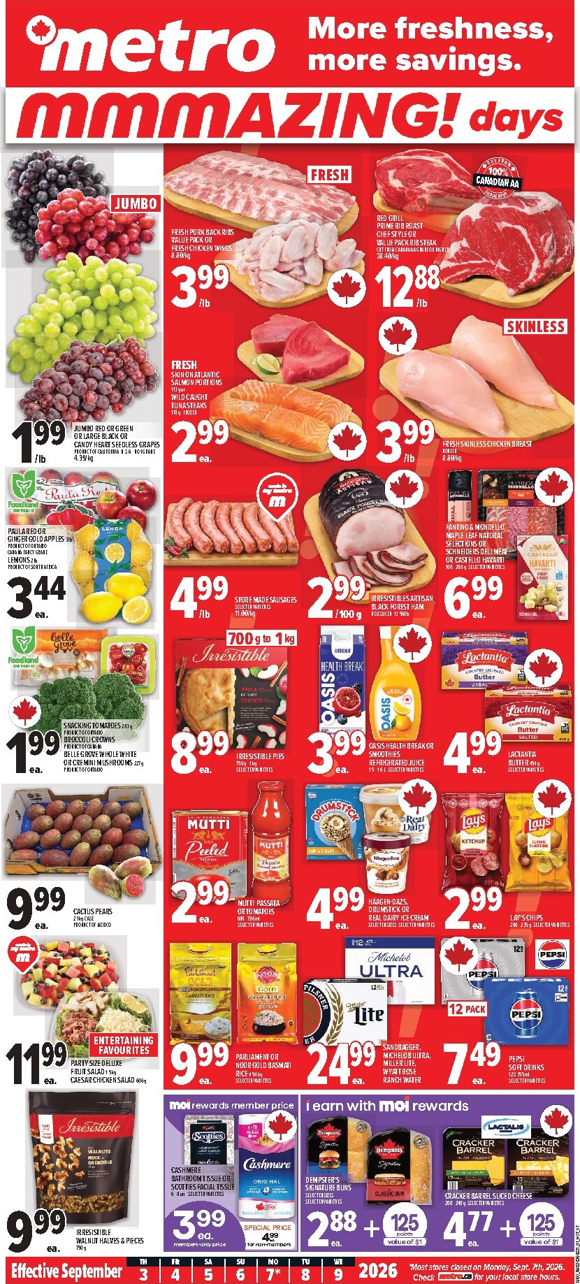metro - New Metro - Mmmazing Days Flyer for This Week – 2026-09-03 to 2026-09-09