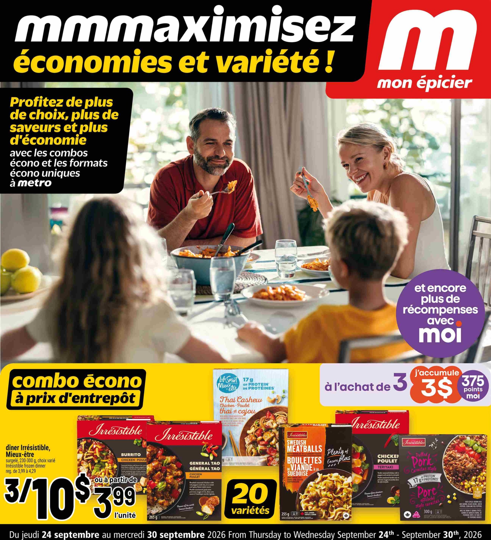 metro - New Metro mmmaximisez économies et variété Flyer for This Week – 2026-09-24 to 2026-09-30