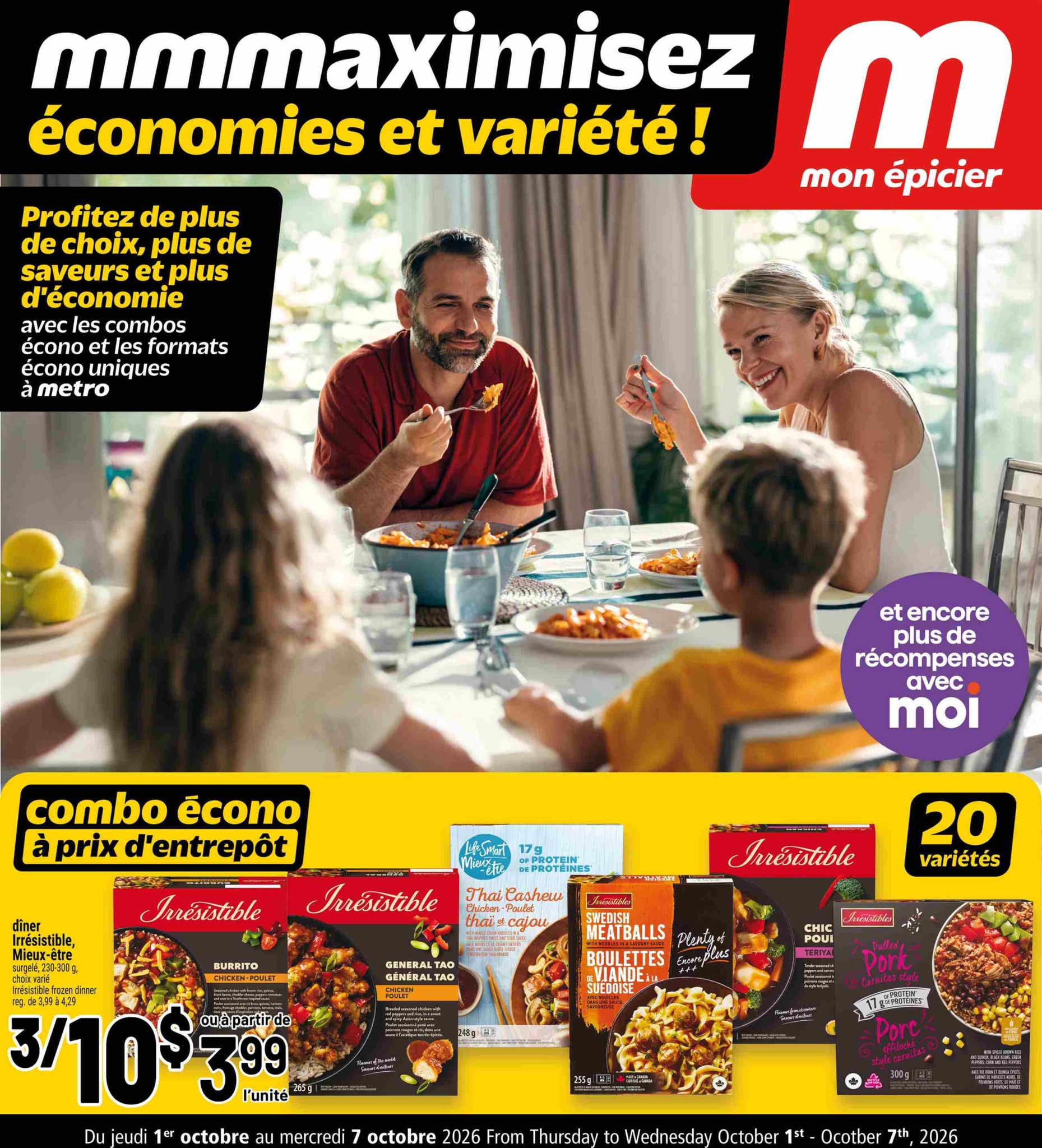 metro - New Metro - Cahier mmmaximisez (QC) Flyer for This Week – 2026-10-01 to 2026-10-07