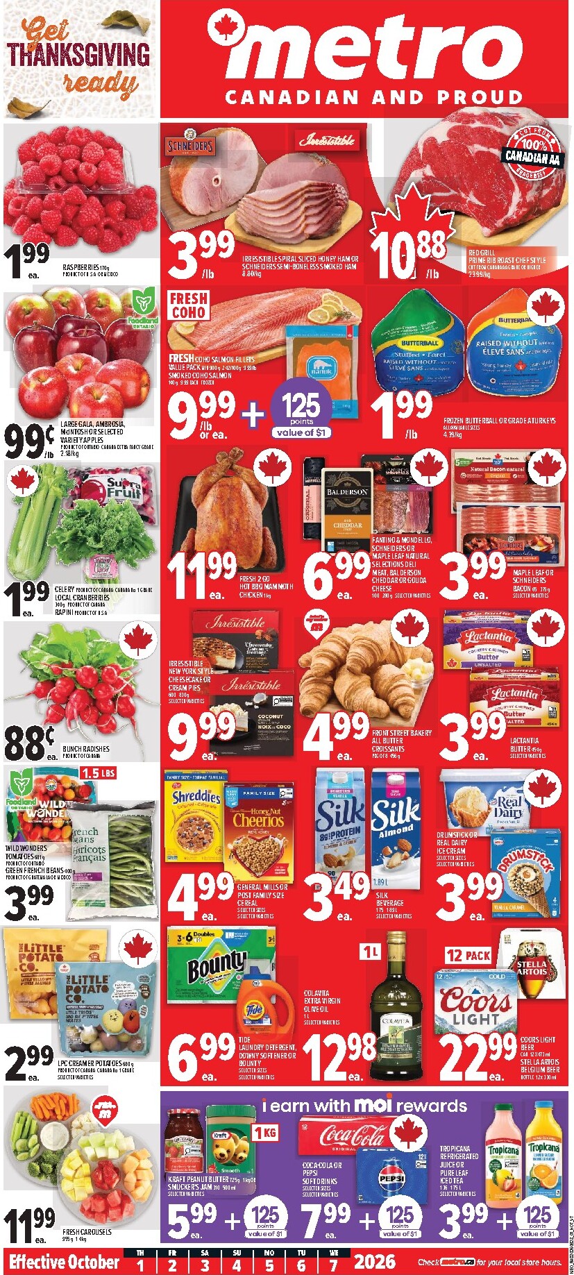 metro - New Metro - Thanksgiving Specials Flyer for This Week – 2026-10-01 to 2026-10-07 - page: 1
