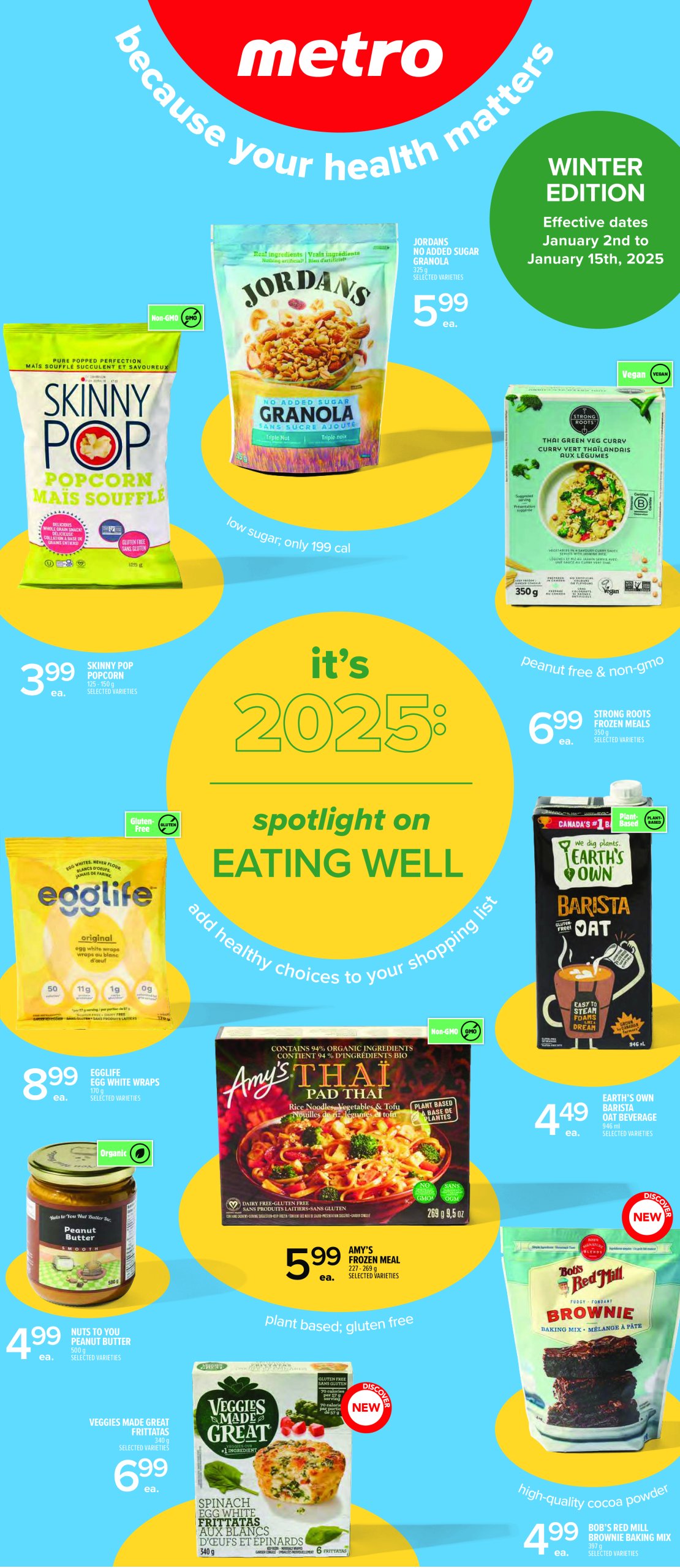 metro - Metro - Health & Wellness flyer valid from 01-02 - 01-15