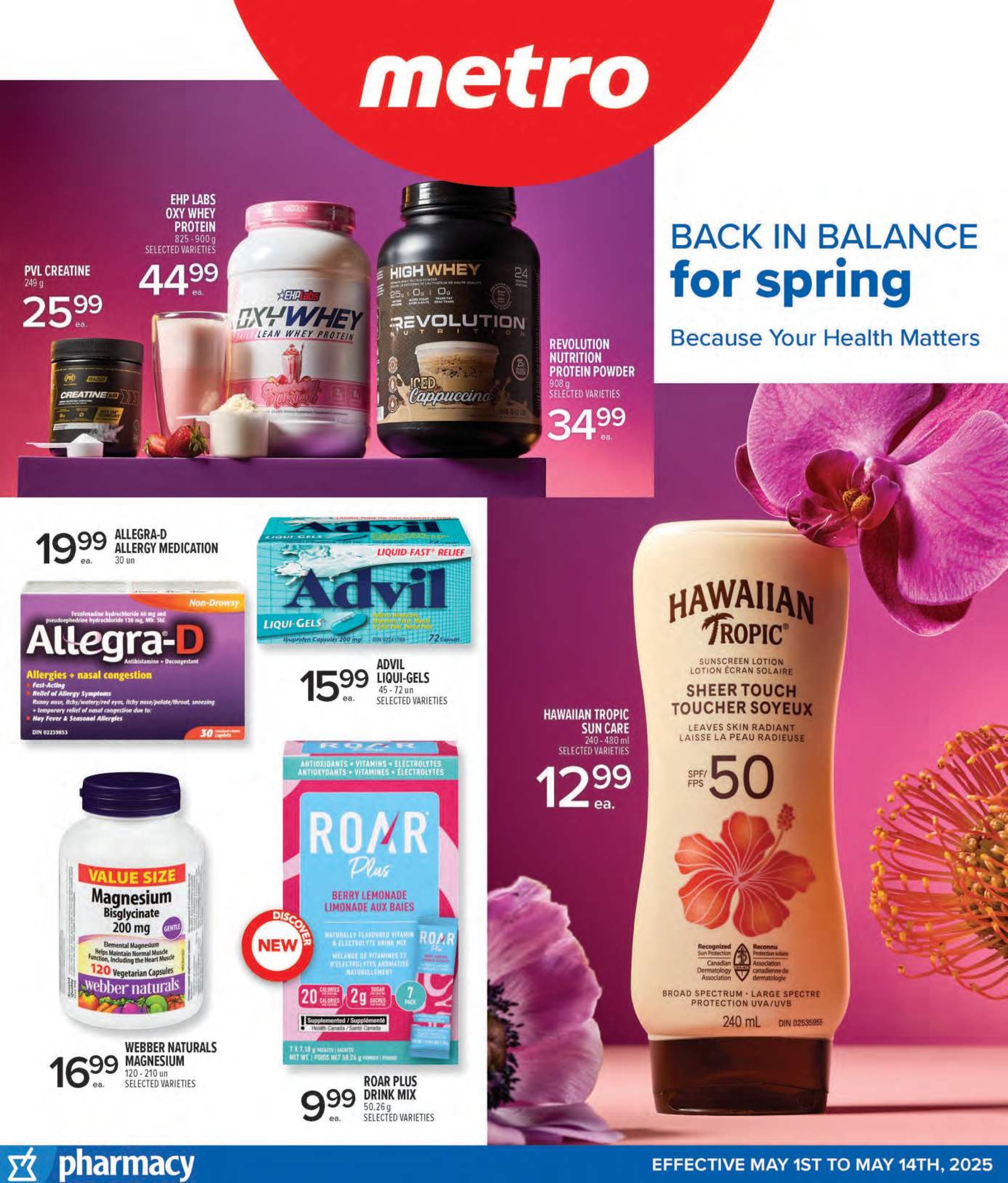 metro - Metro - Pharmacy flyer valid from 05-01 - 05-14