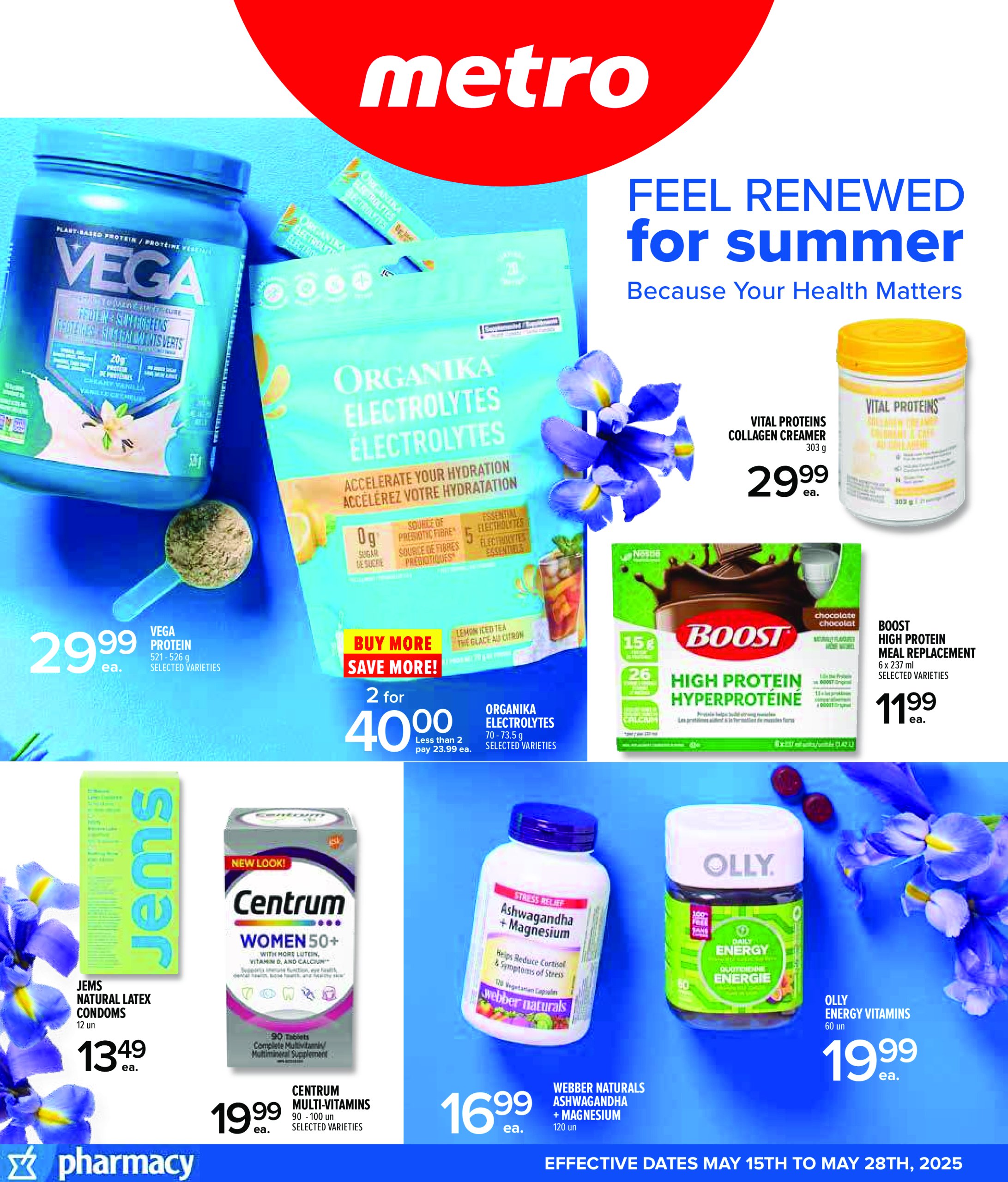 metro - Metro - Pharmacy flyer valid from 05-15 - 05-28