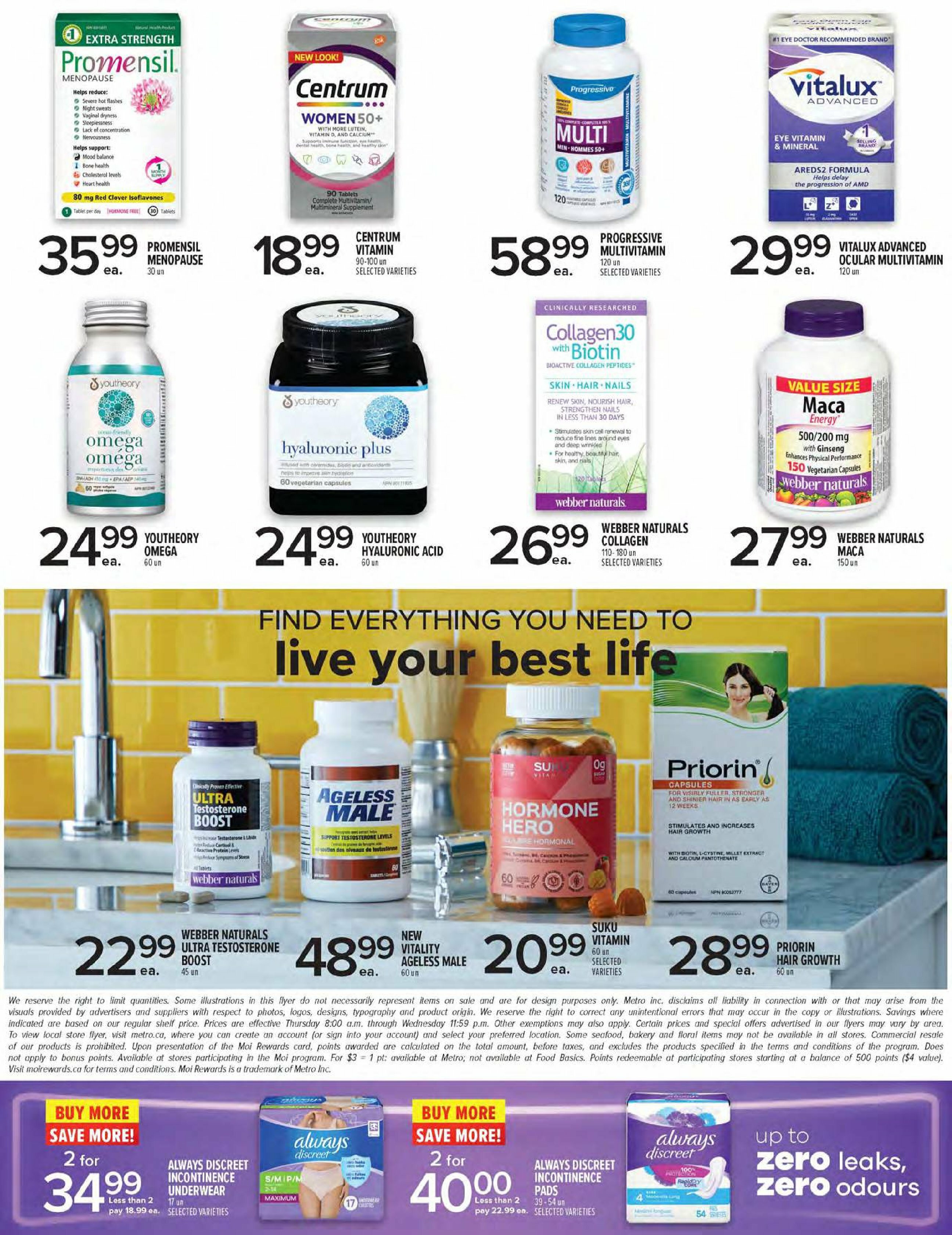 metro - Metro - Pharmacy Specialty Flyer flyer valid from 08-28 - 09-10 - page: 8