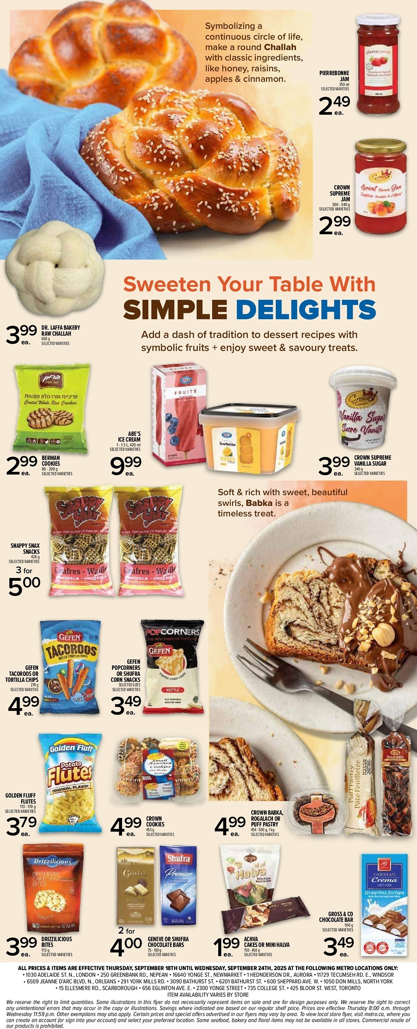 metro - Metro - Rosh Hashanah flyer valid from 09-18 - 09-24 - page: 4