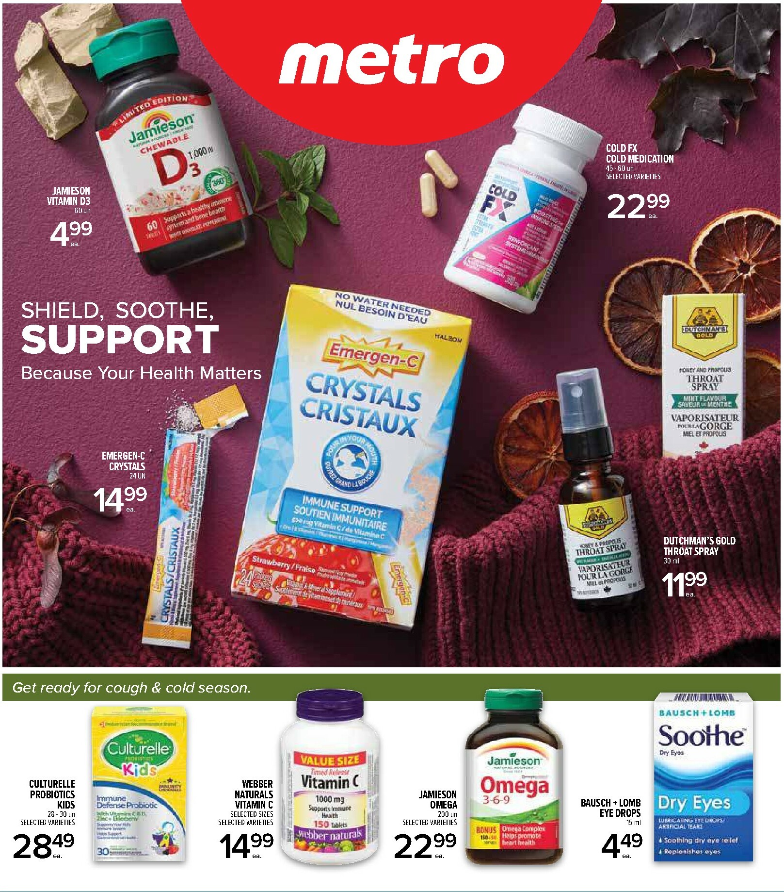 metro - Metro - Pharmacy Flyer Valid From 11-13 to 11-19