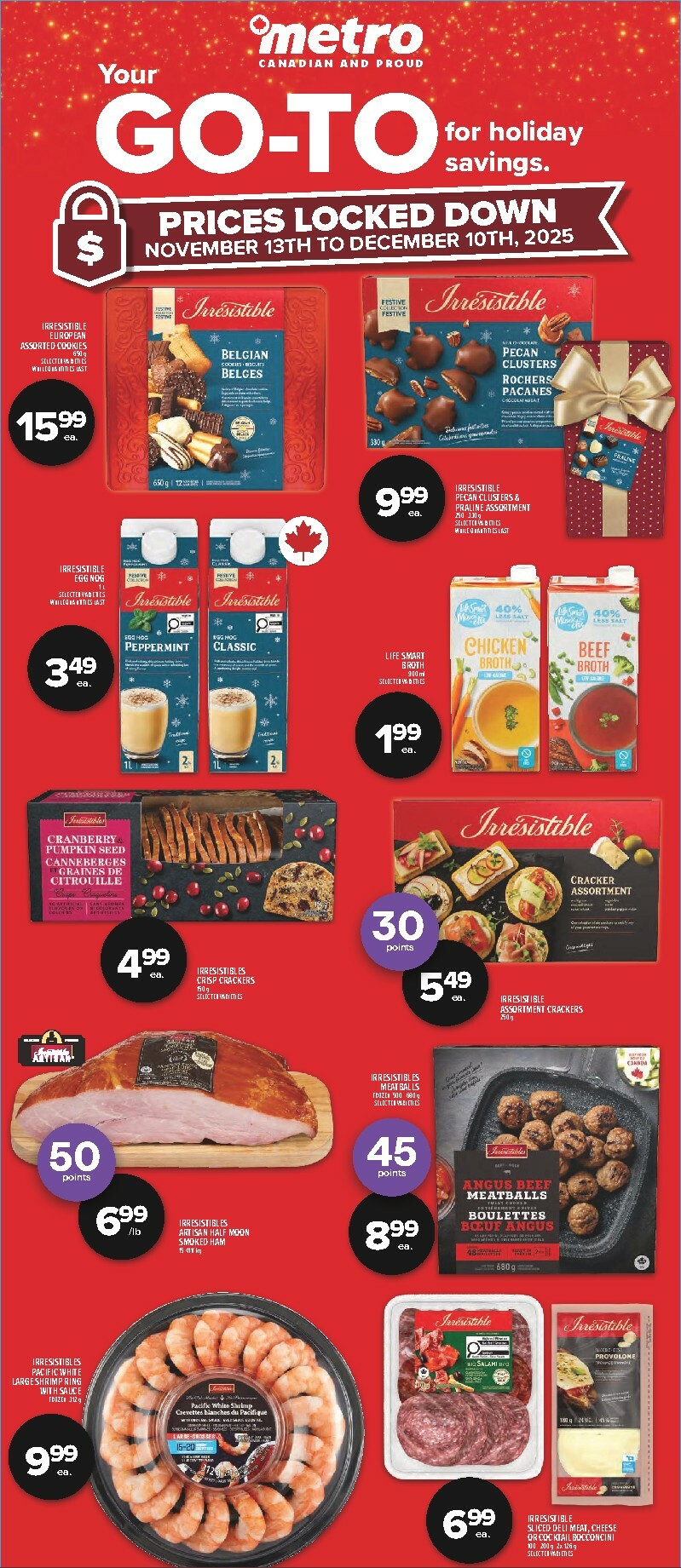 metro - Metro - Holiday Flyer Valid From 11-13 to 12-10