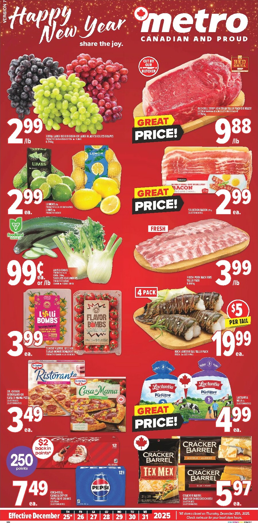 metro - Metro Flyer Valid From 12-25 to 12-31