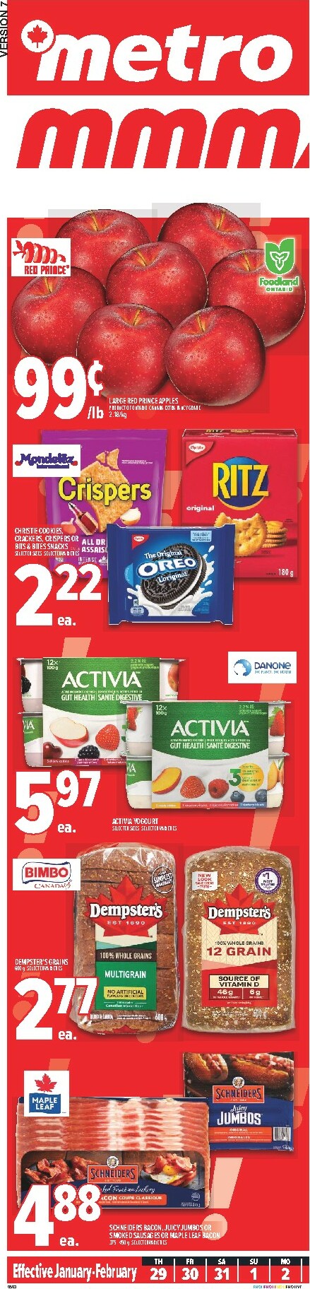 metro - Metro Flyer Valid From 01-29 to 02-04