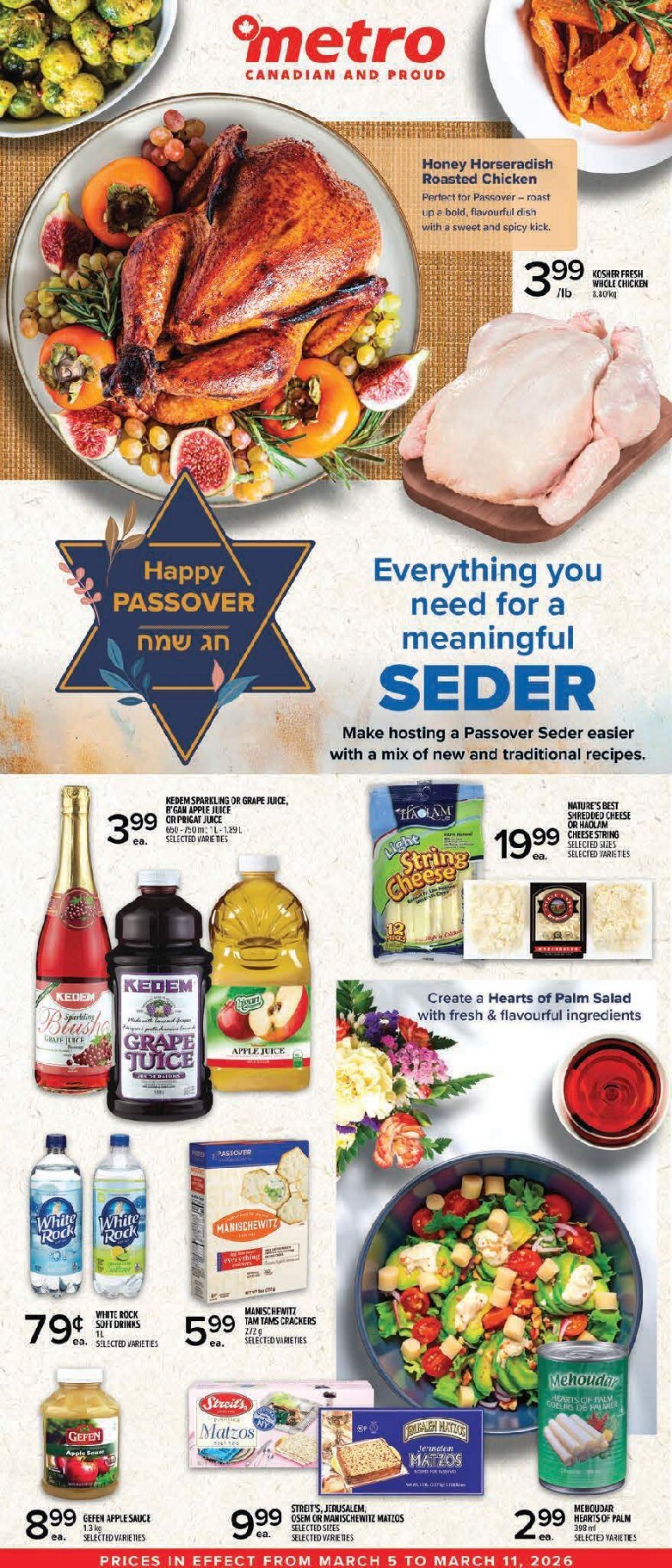 metro - Metro - Passover Flyer Valid From 2026-03-05 to 2026-03-11