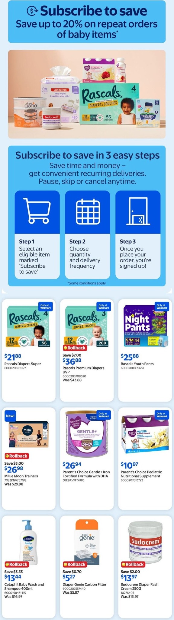walmart - Walmart - The Baby Event Flyer Valid from 2026-06-18 to 2026-06-24 - page: 14