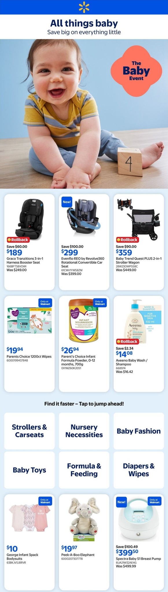 walmart - Walmart - The Baby Event Flyer Valid from 2026-06-18 to 2026-06-24