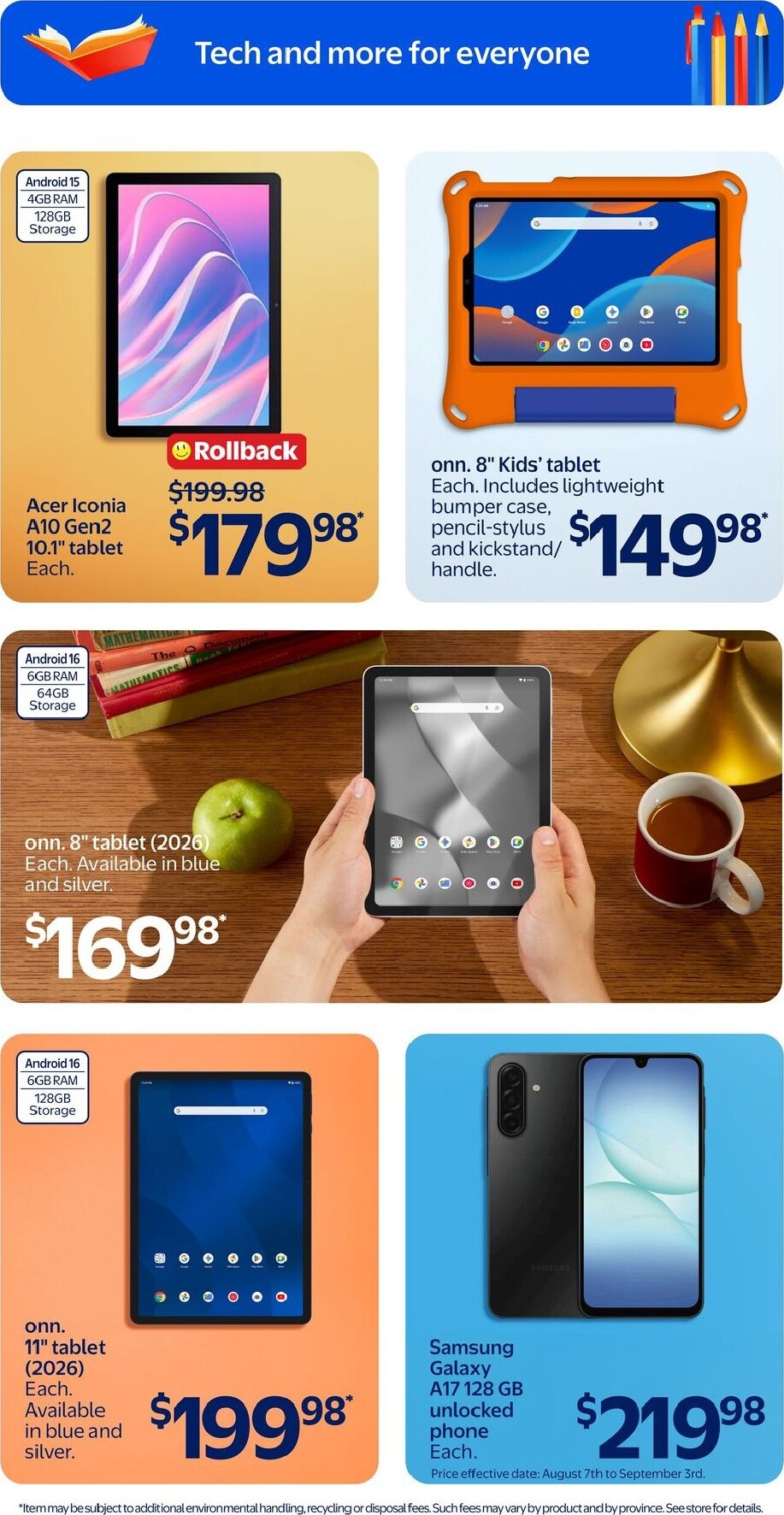 walmart - Walmart - Back to School Flyer Valid from 2026-08-06 to 2026-08-12 - page: 8
