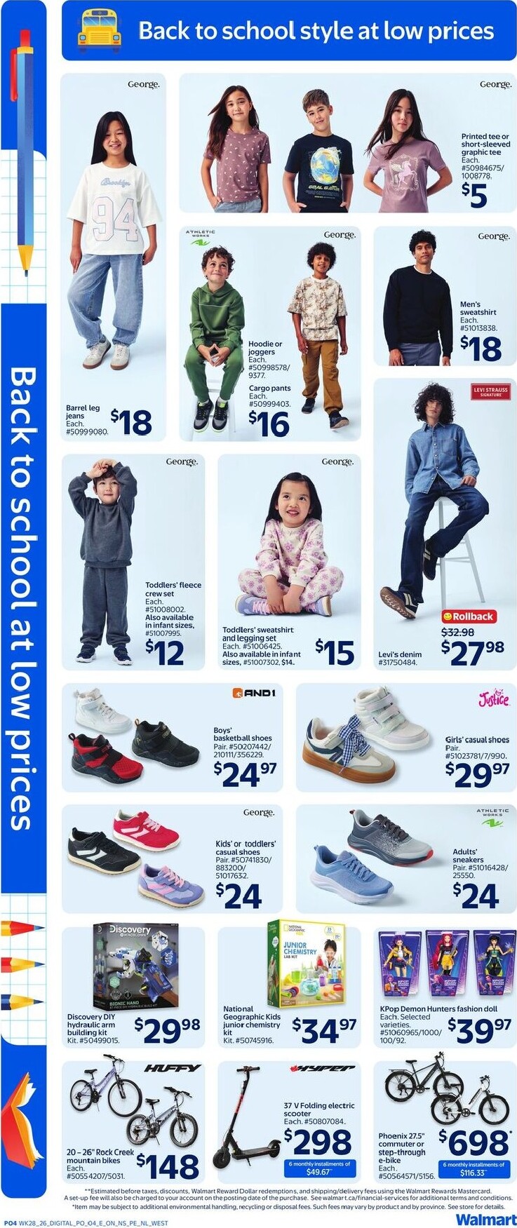 walmart - Walmart - Back to School Flyer Valid from 2026-08-06 to 2026-08-12 - page: 4