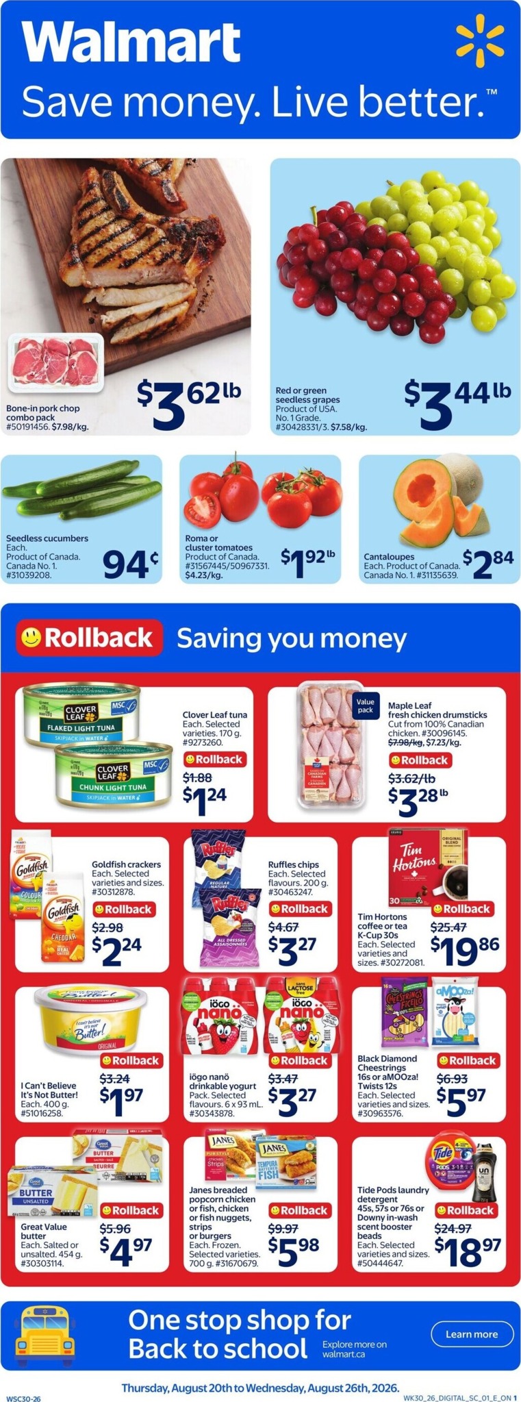 walmart - New Walmart Flyer for This Week – 2026-08-20 to 2026-08-26