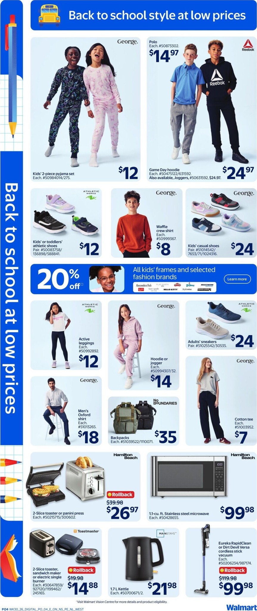 walmart - New Walmart - Back to School Flyer for This Week – 2026-08-20 to 2026-08-26 - page: 4