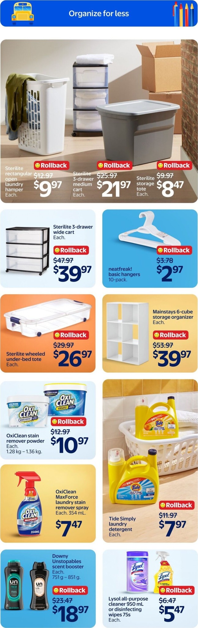 walmart - New Walmart - Back to School Flyer for This Week – 2026-08-20 to 2026-08-26 - page: 16