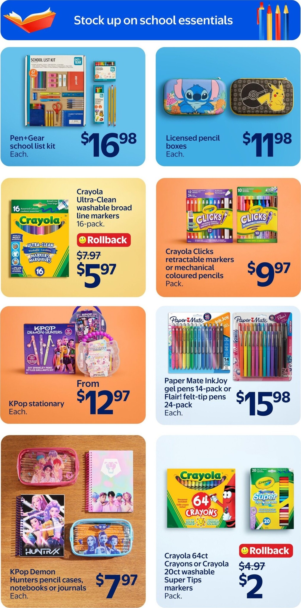 walmart - New Walmart - Back to School Flyer for This Week – 2026-08-20 to 2026-08-26 - page: 7