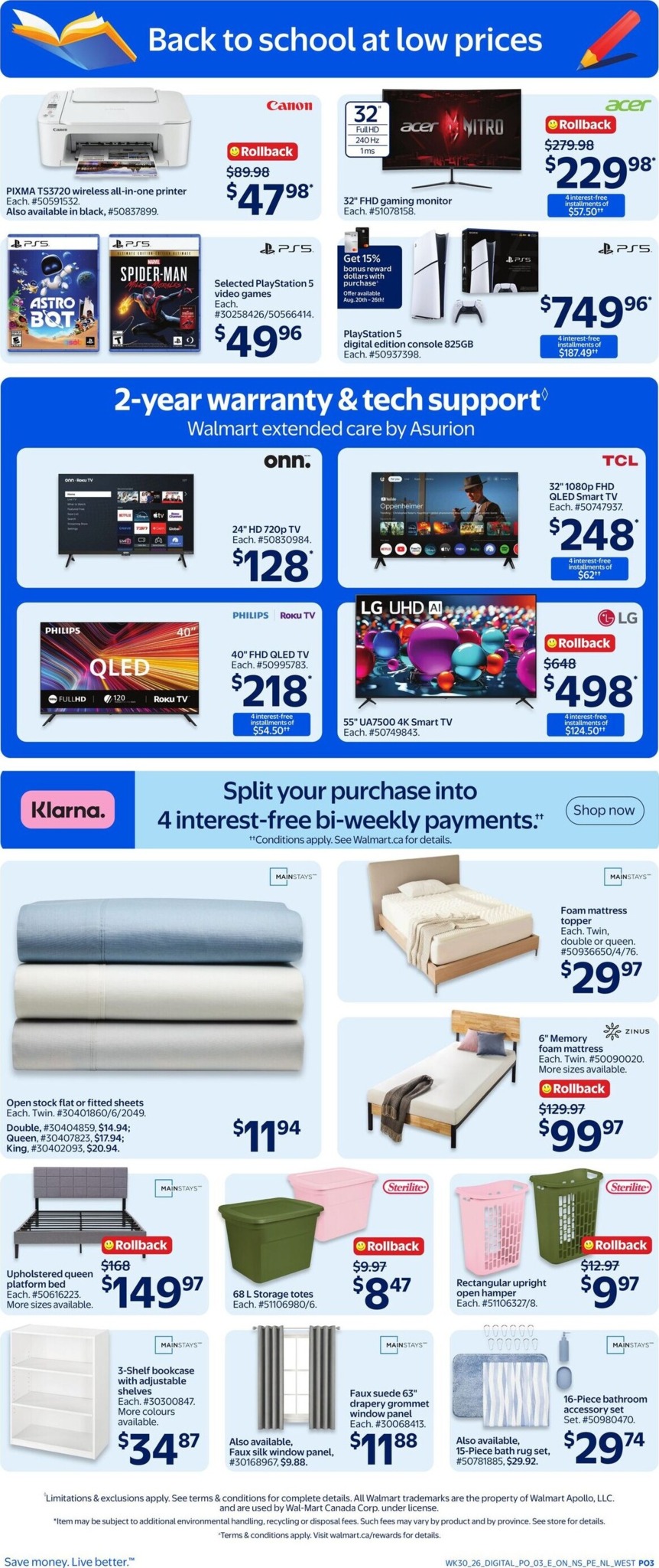 walmart - New Walmart - Back to School Flyer for This Week – 2026-08-20 to 2026-08-26 - page: 3