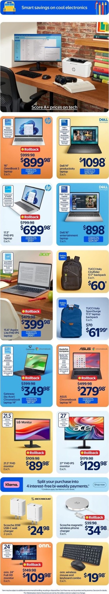 walmart - New Walmart - Back to School Flyer for This Week – 2026-08-20 to 2026-08-26 - page: 8