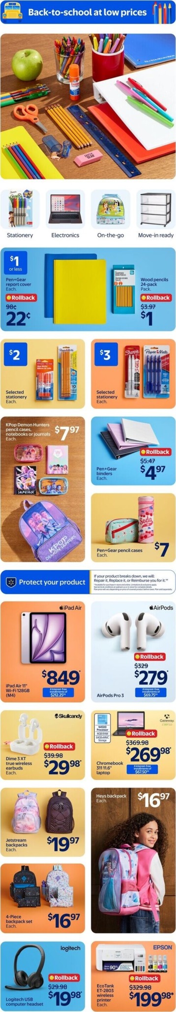 walmart - New Walmart - Back to School Flyer for This Week – 2026-08-20 to 2026-08-26 - page: 5