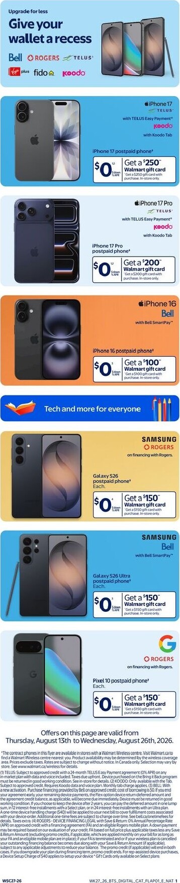 walmart - Walmart Flyer Valid from 2026-08-13 to 2026-08-19 - page: 34