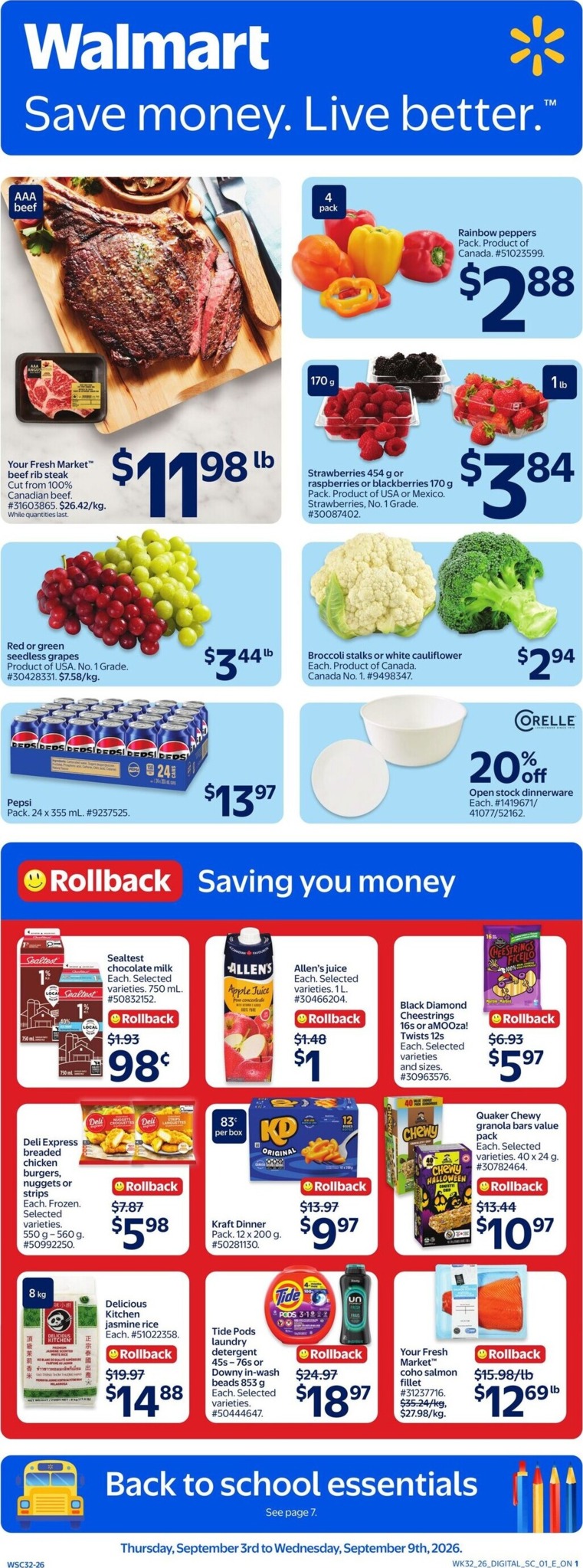 walmart - New Walmart Flyer for This Week – 2026-09-03 to 2026-09-09