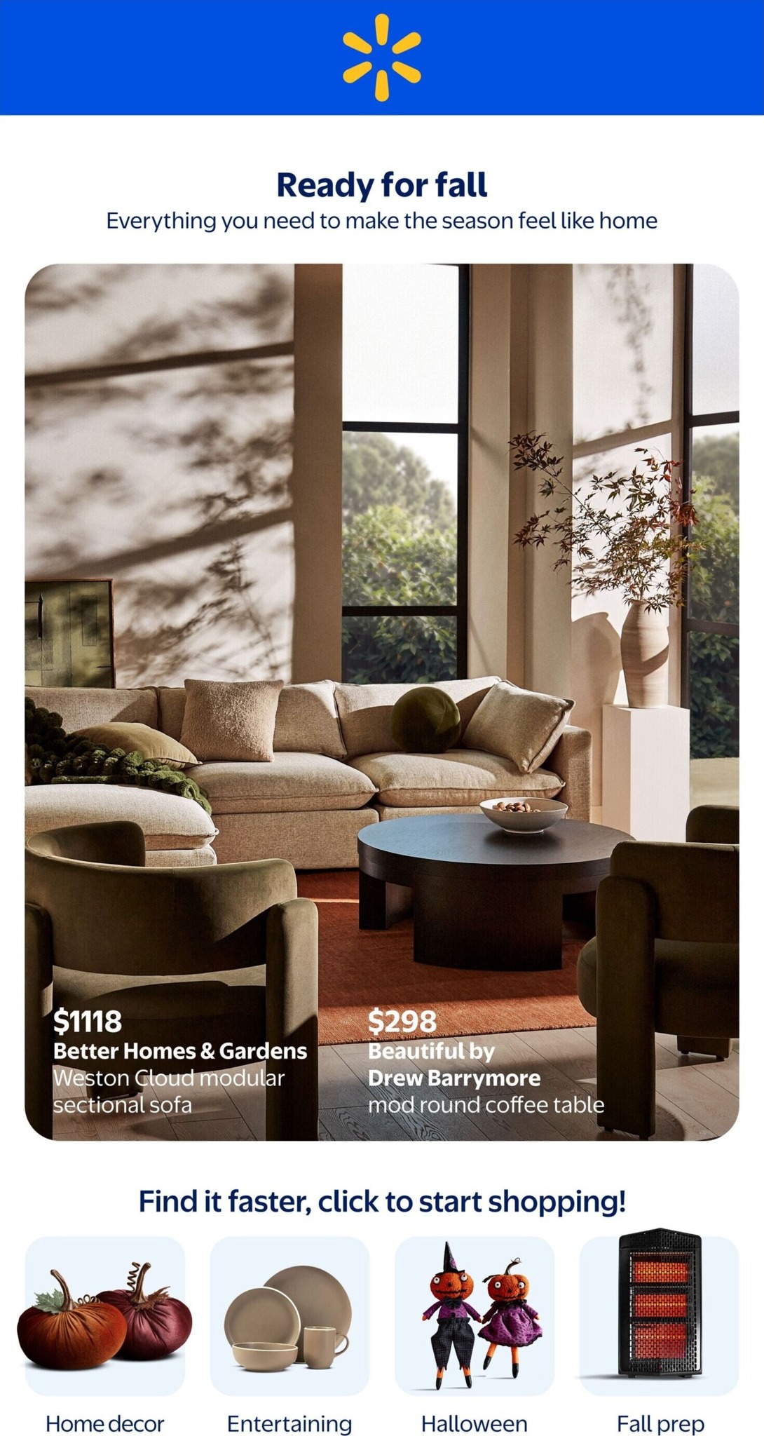 walmart - Walmart - Ready for Fall Flyer Valid from 2026-09-10 to 2026-10-21