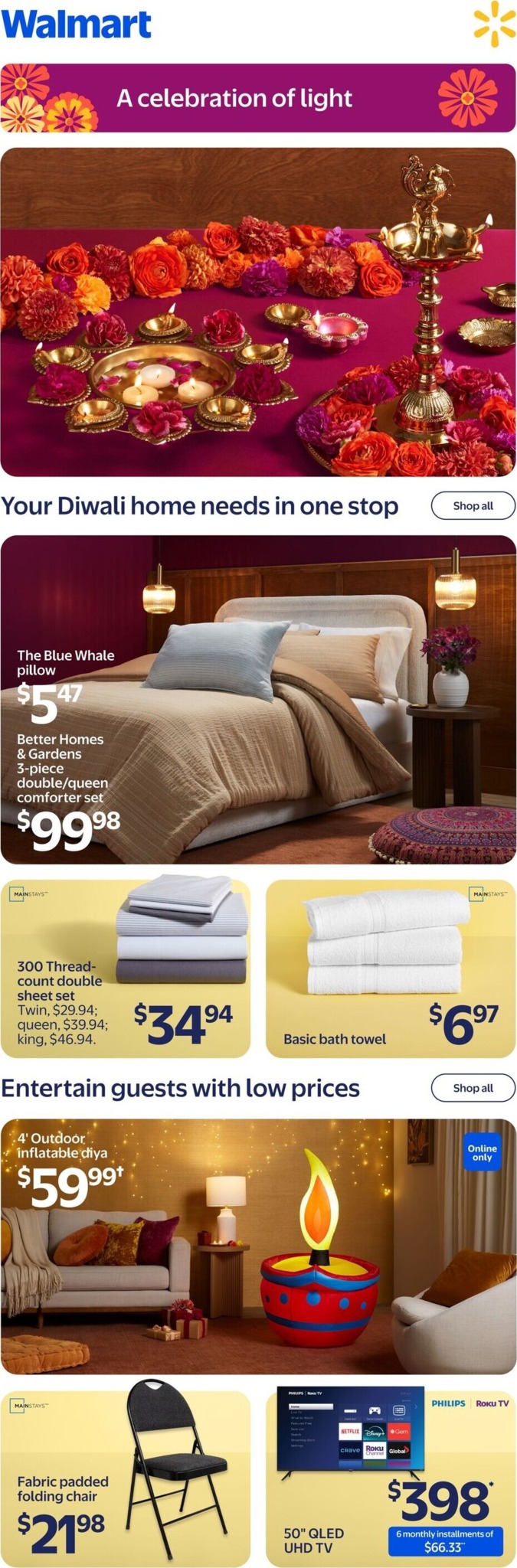 walmart - New Walmart - Diwali Flyer for This Week – 2026-10-15 to 2026-11-11