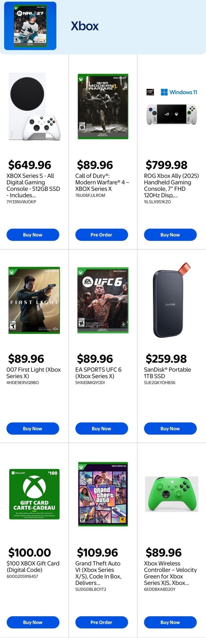 walmart - Walmart - Gaming Guide Flyer Valid from 2026-10-15 to 2026-10-28 - page: 3