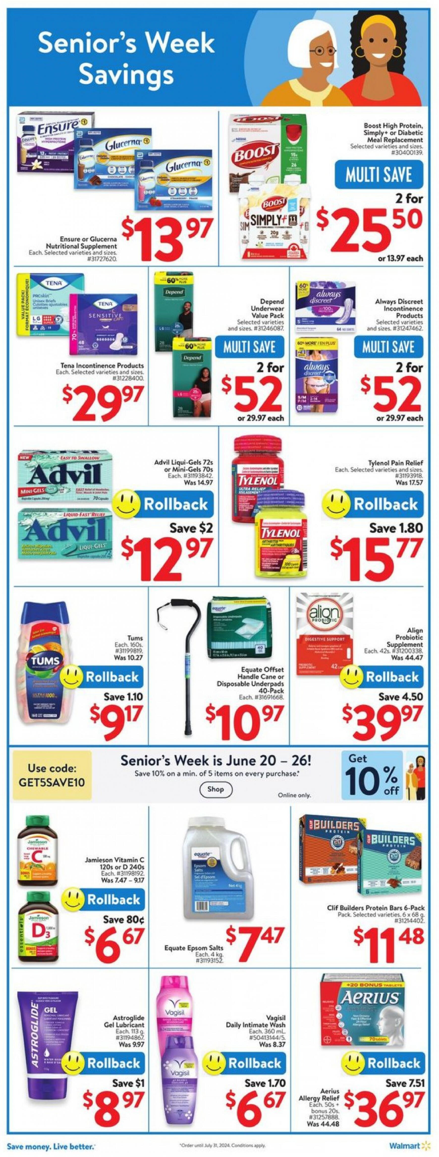 walmart - Walmart flyer current 20.06. - 26.06. - page: 10