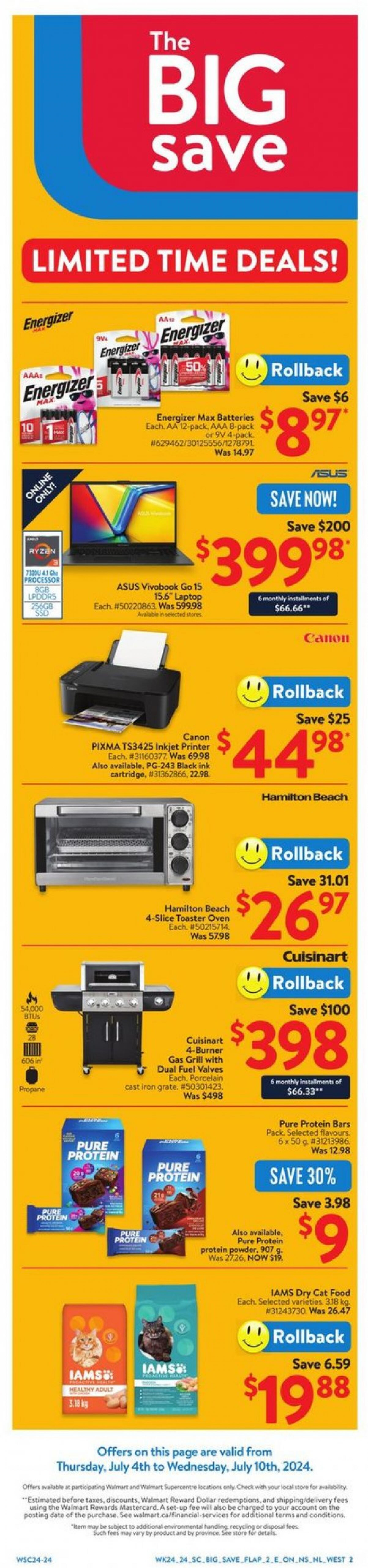 walmart - Walmart flyer current 04.07. - 10.07. - page: 4