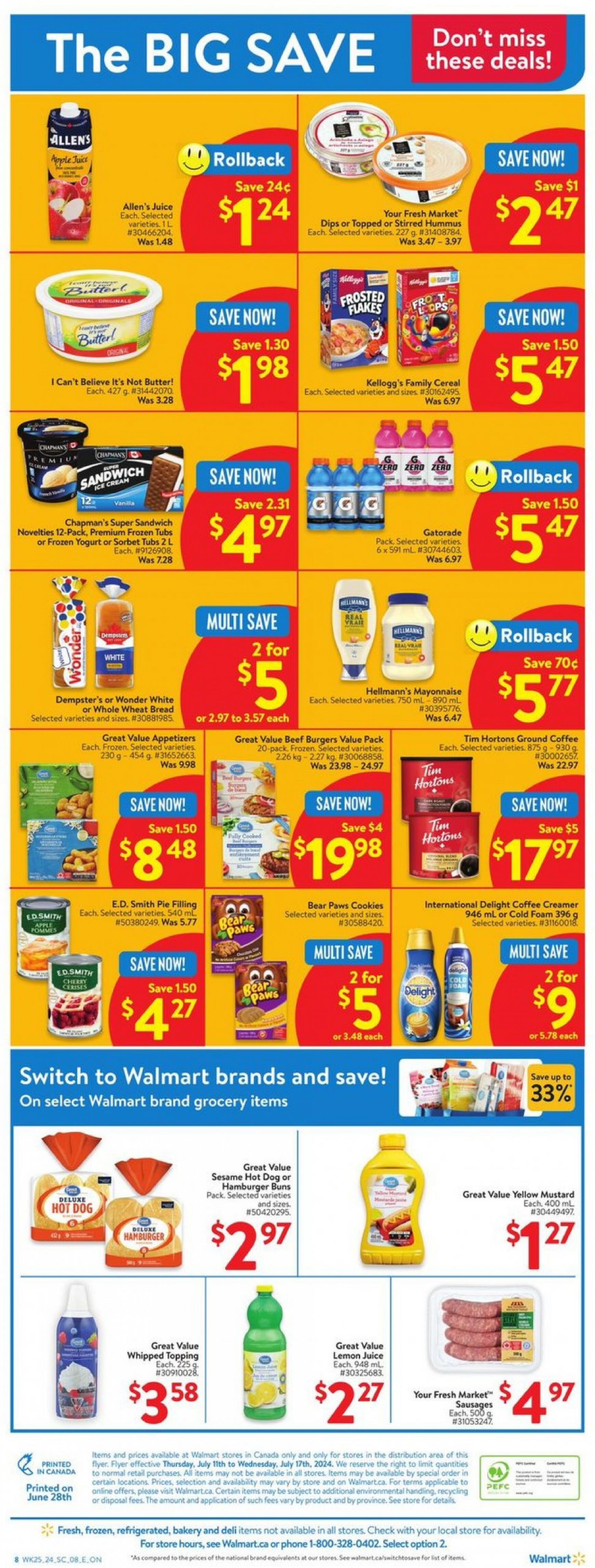 walmart - Walmart flyer current 11.07. - 17.07. - page: 2