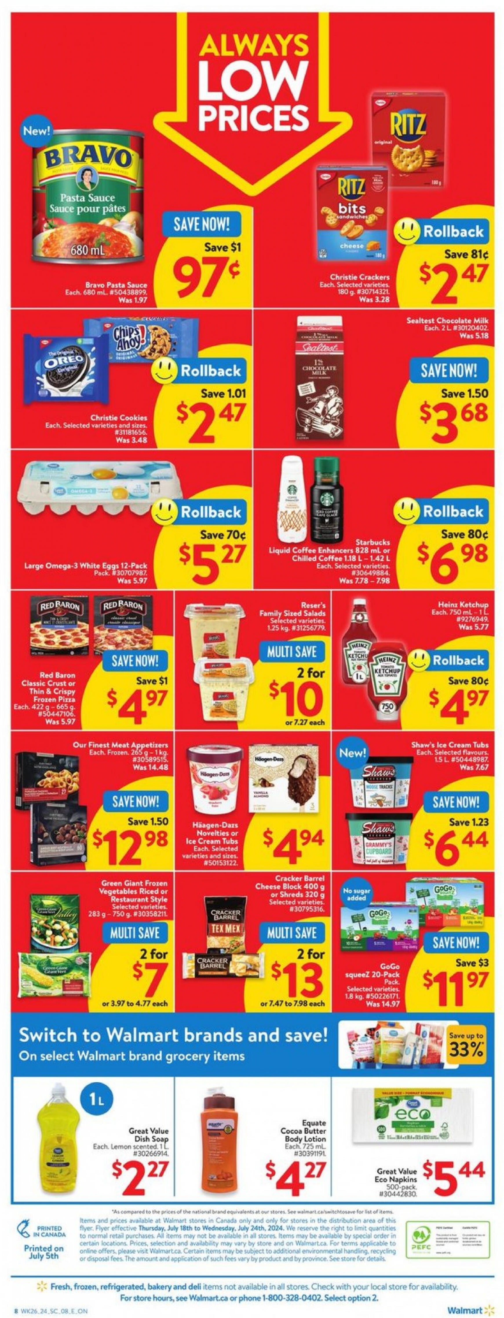 walmart - Walmart flyer current 18.07. - 24.07. - page: 2