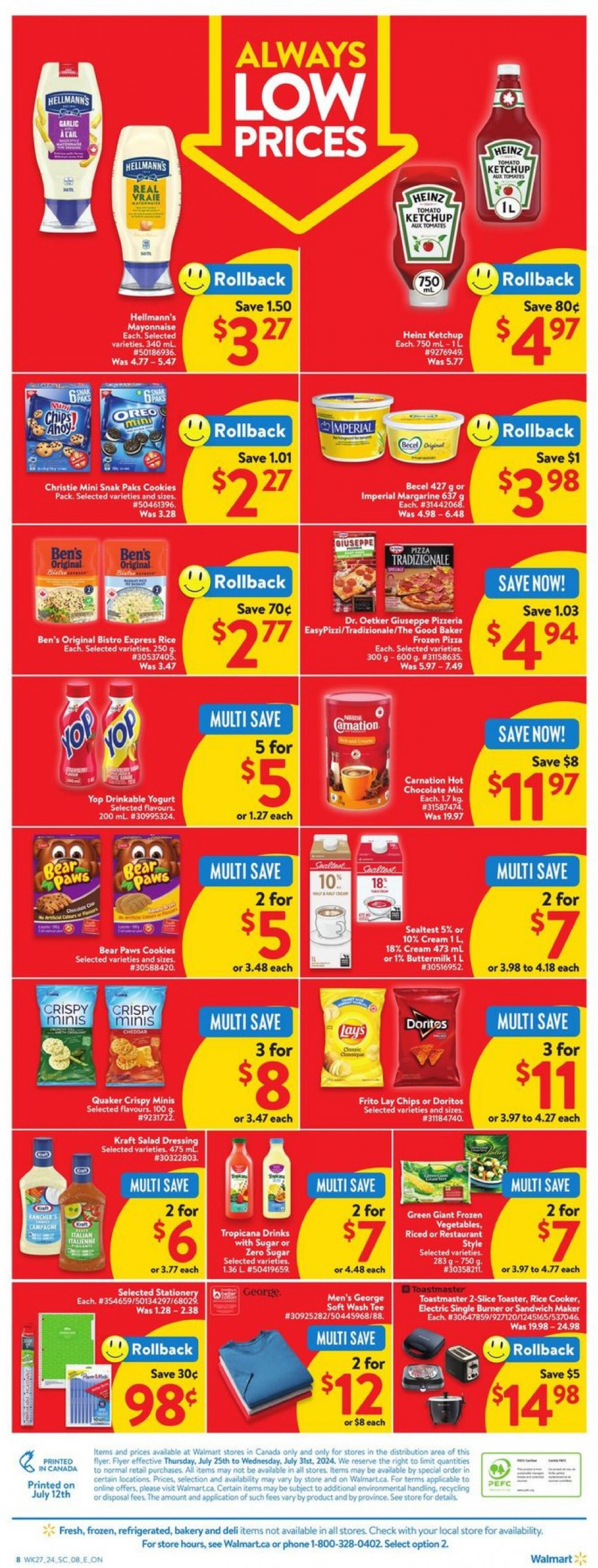 walmart - Walmart flyer current 25.07. - 31.07. - page: 2