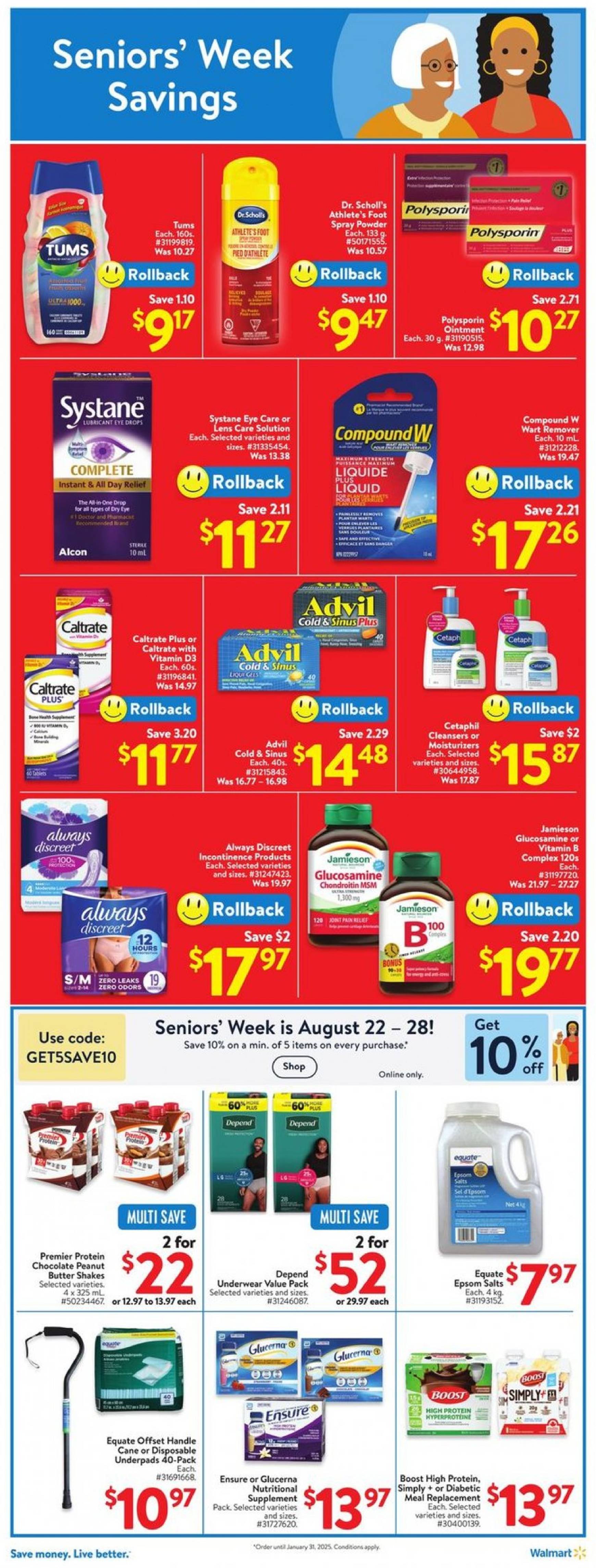 walmart - Latest Walmart flyer 22.08. - 28.08. - page: 11