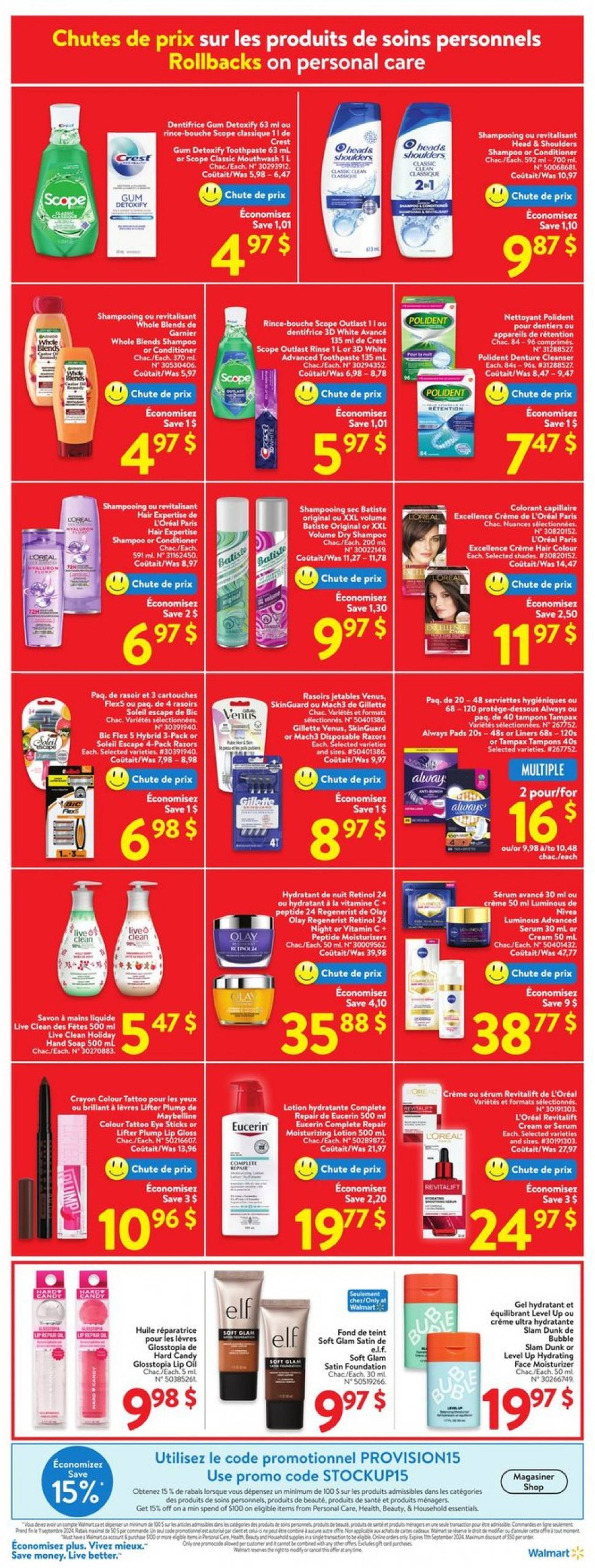 walmart - Latest Walmart flyer 05.09. - 11.09. - page: 15