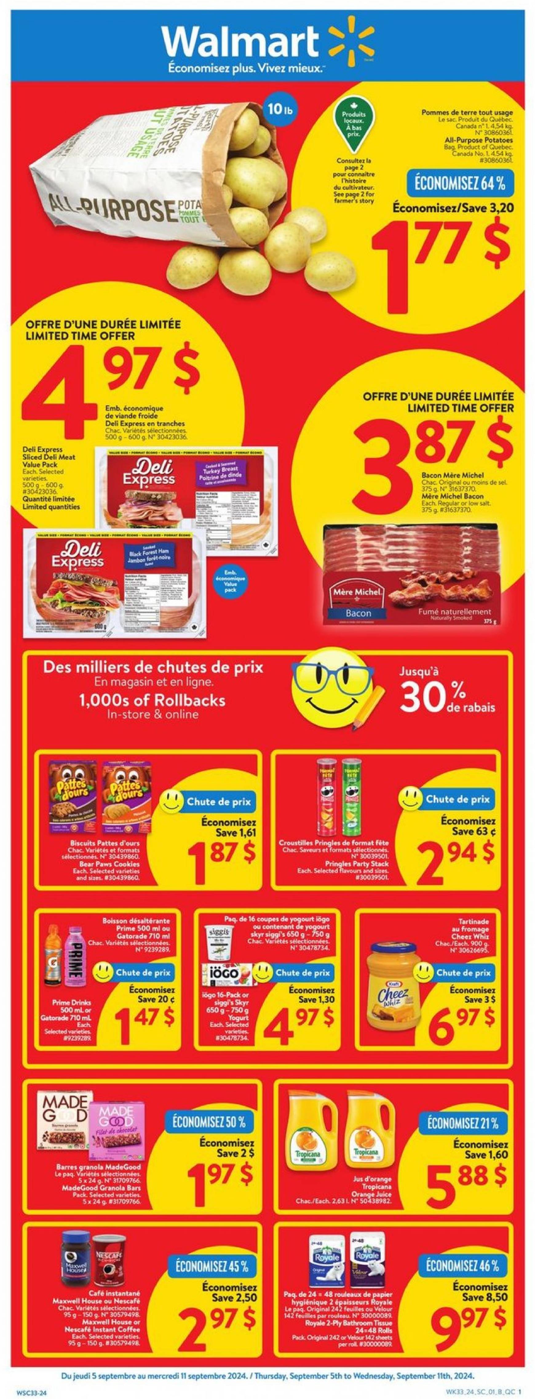 walmart - Latest Walmart flyer 05.09. - 11.09.