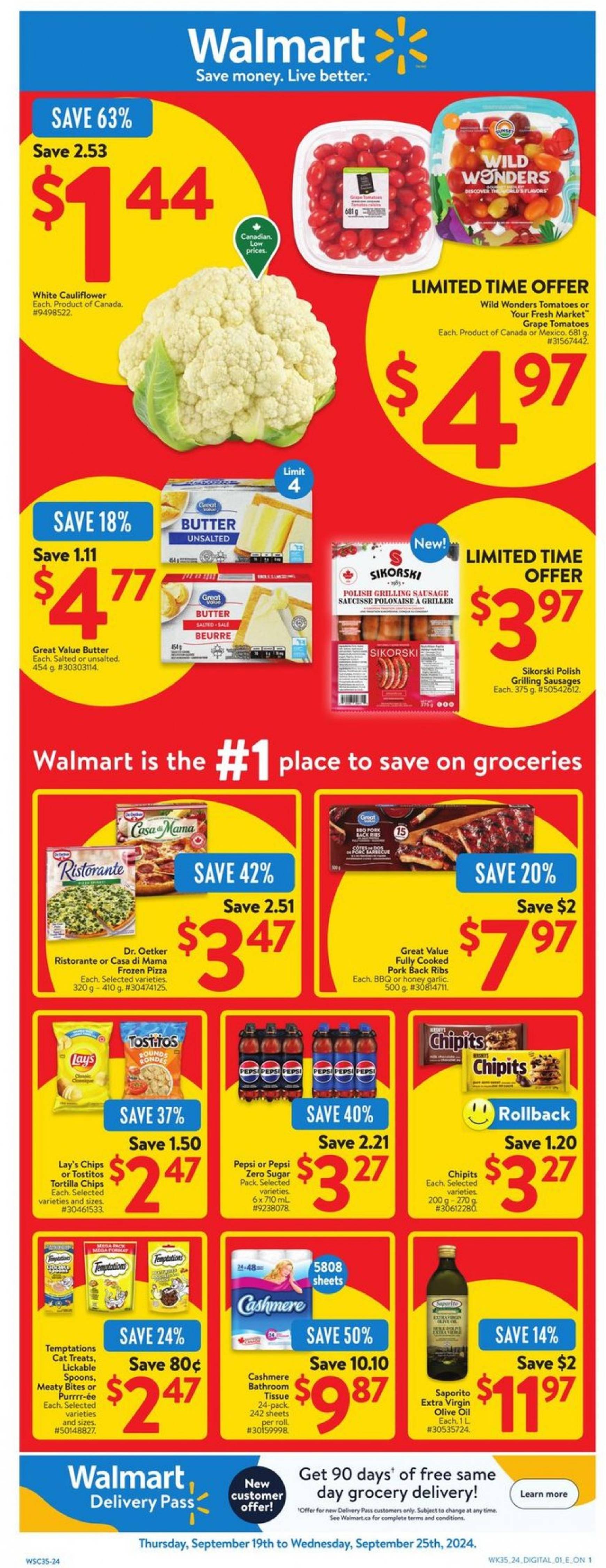 walmart - Latest Walmart flyer 19.09. - 25.09.