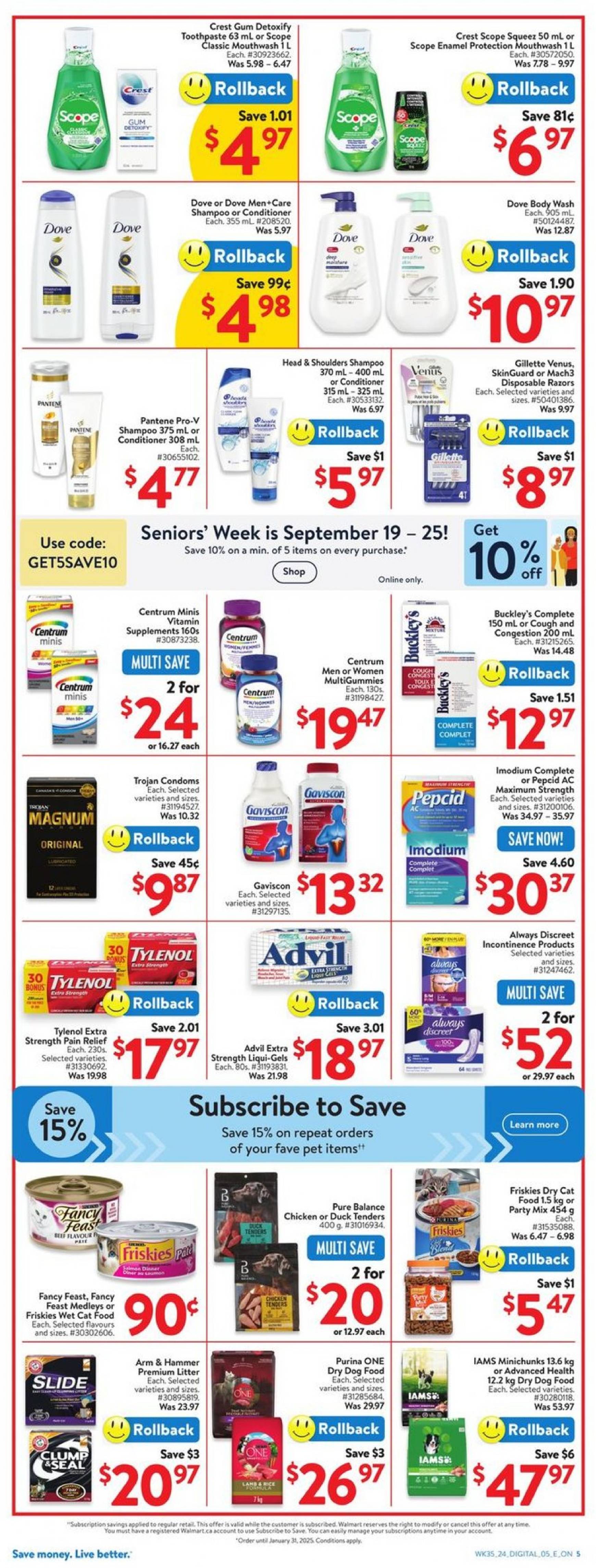 walmart - Latest Walmart flyer 19.09. - 25.09. - page: 8