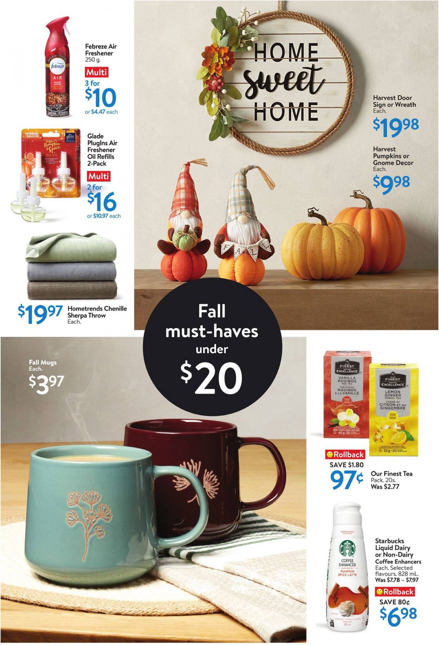 walmart - Latest Walmart - Ready, set, fall! flyer 19.09. - 16.10. - page: 3