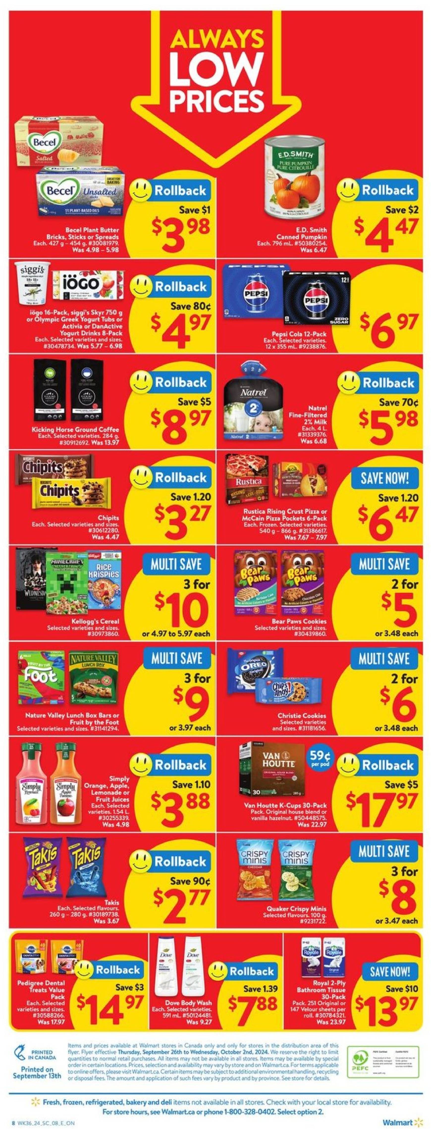 walmart - Latest Walmart flyer valid from 26.09. - 02.10. - page: 2