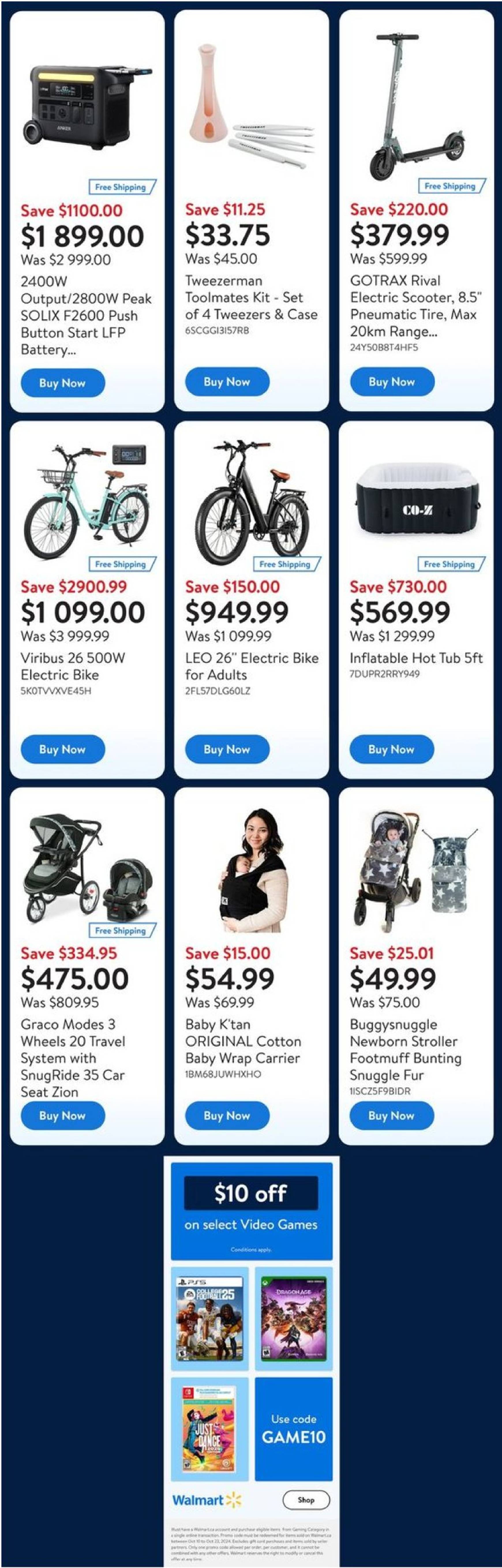 walmart - Walmart - Deals flyer valid from 17.10. - 23.10. - page: 10