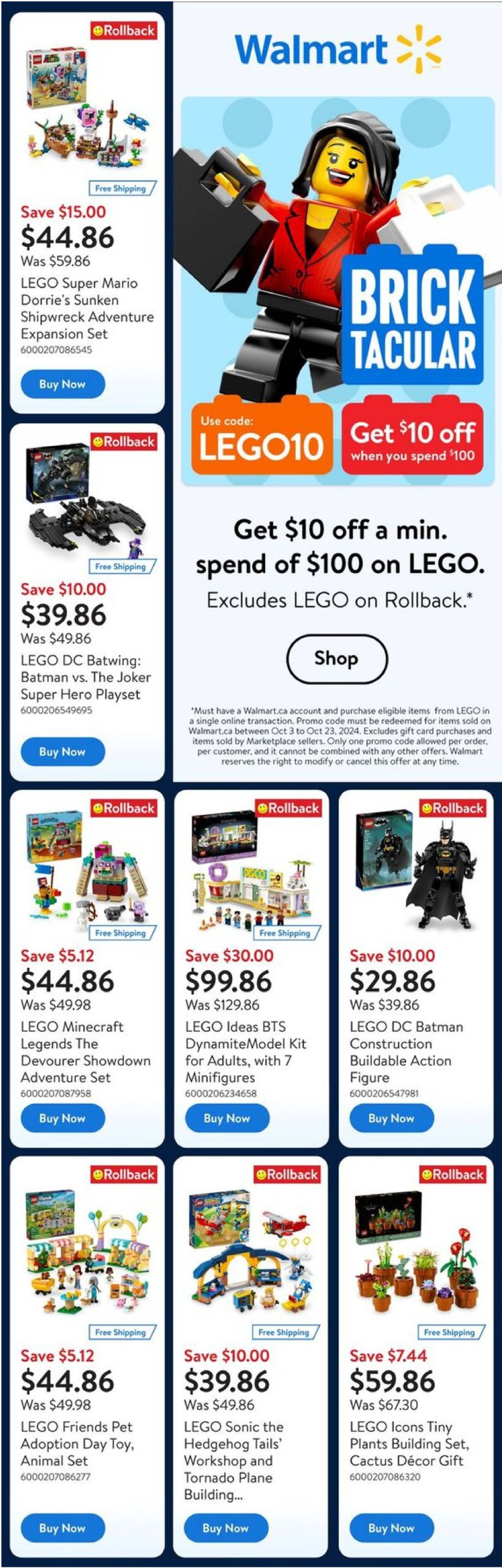 walmart - Walmart - Deals flyer valid from 17.10. - 23.10. - page: 3