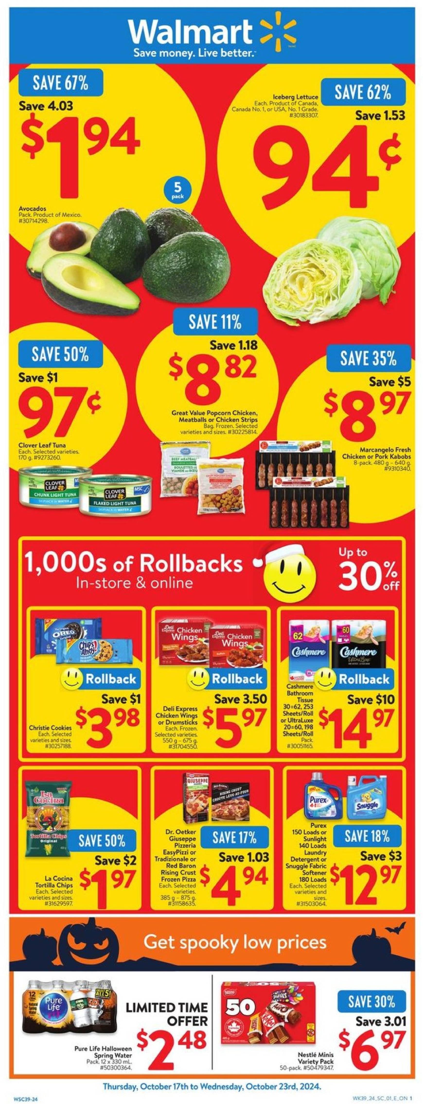 walmart - Walmart flyer valid from 17.10. - 23.10.