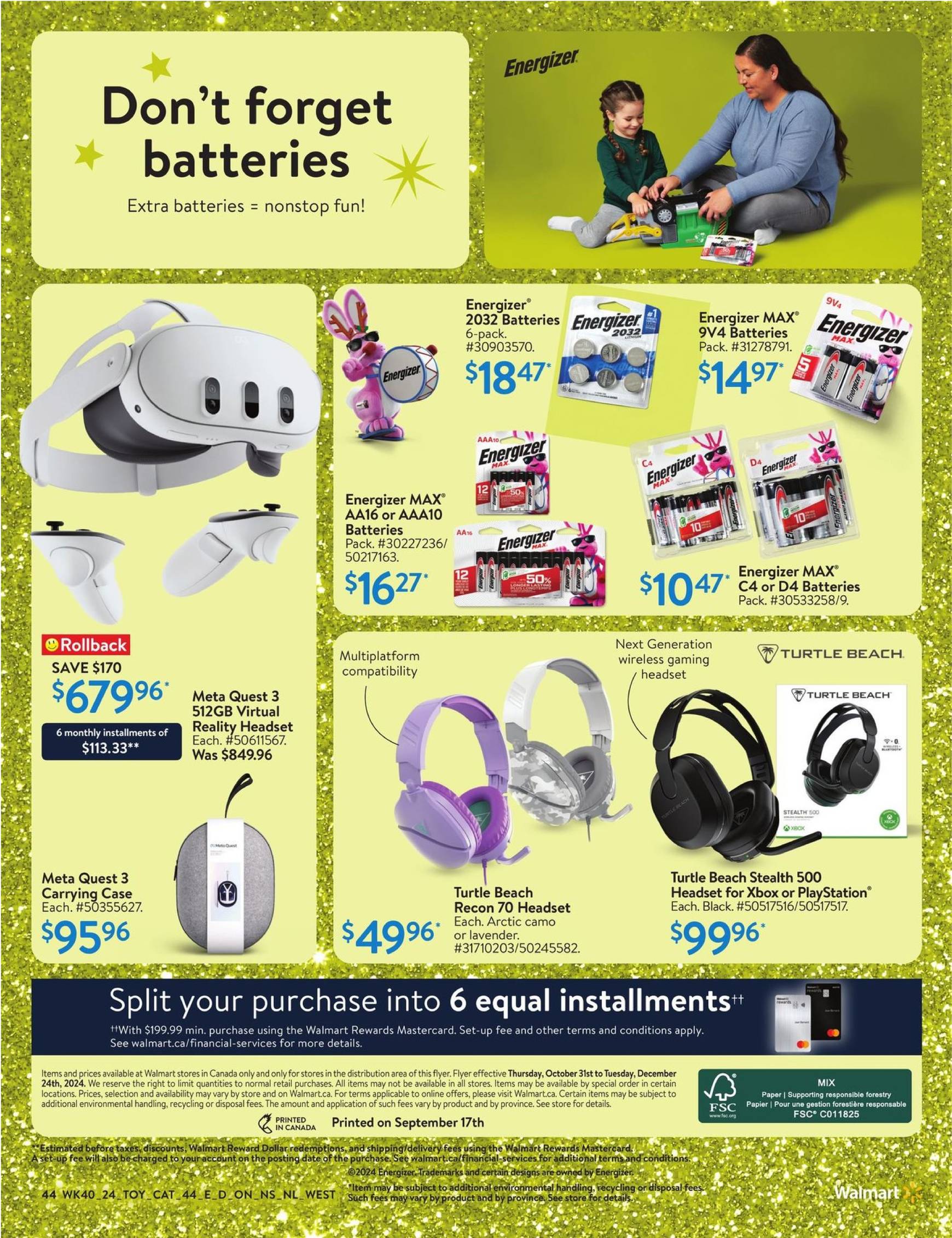 walmart - Walmart - Toy Book flyer valid from 24.10. - 24.12. - page: 57