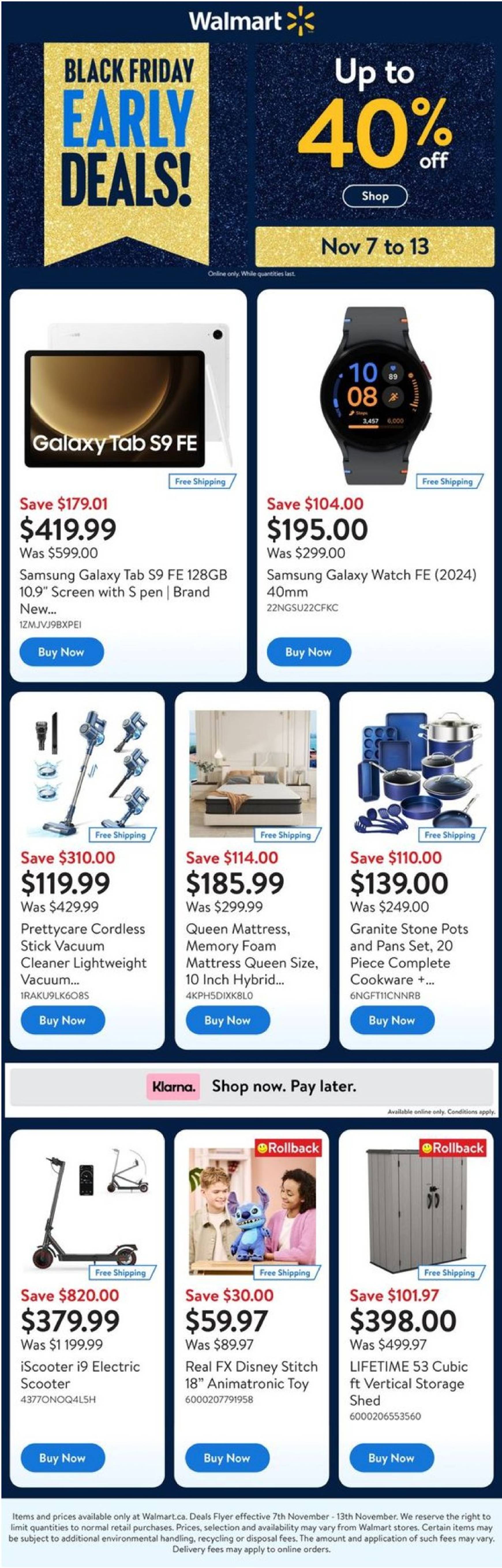 walmart - Walmart - Deals flyer valid from 07.11. - 13.11.