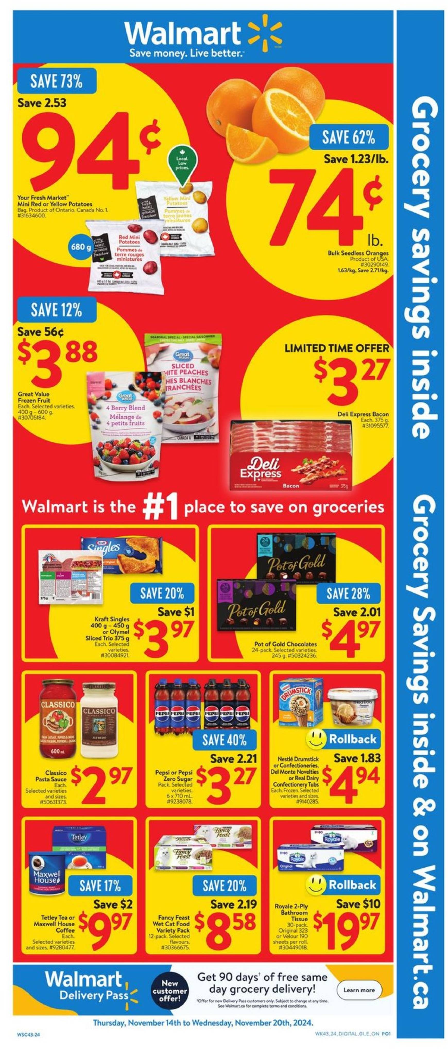 walmart - Walmart flyer valid from 14.11. - 20.11.