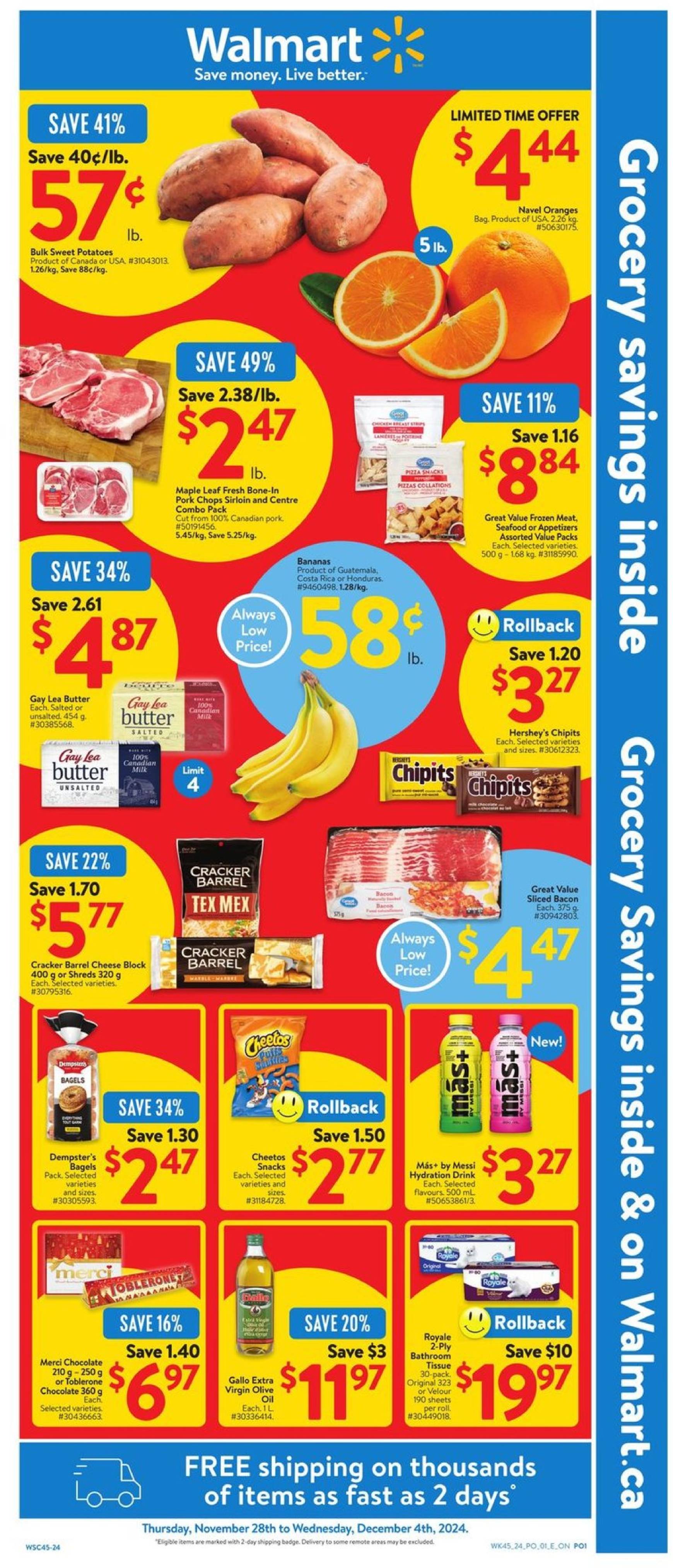 walmart - Walmart flyer valid from 11-28 - 12-04